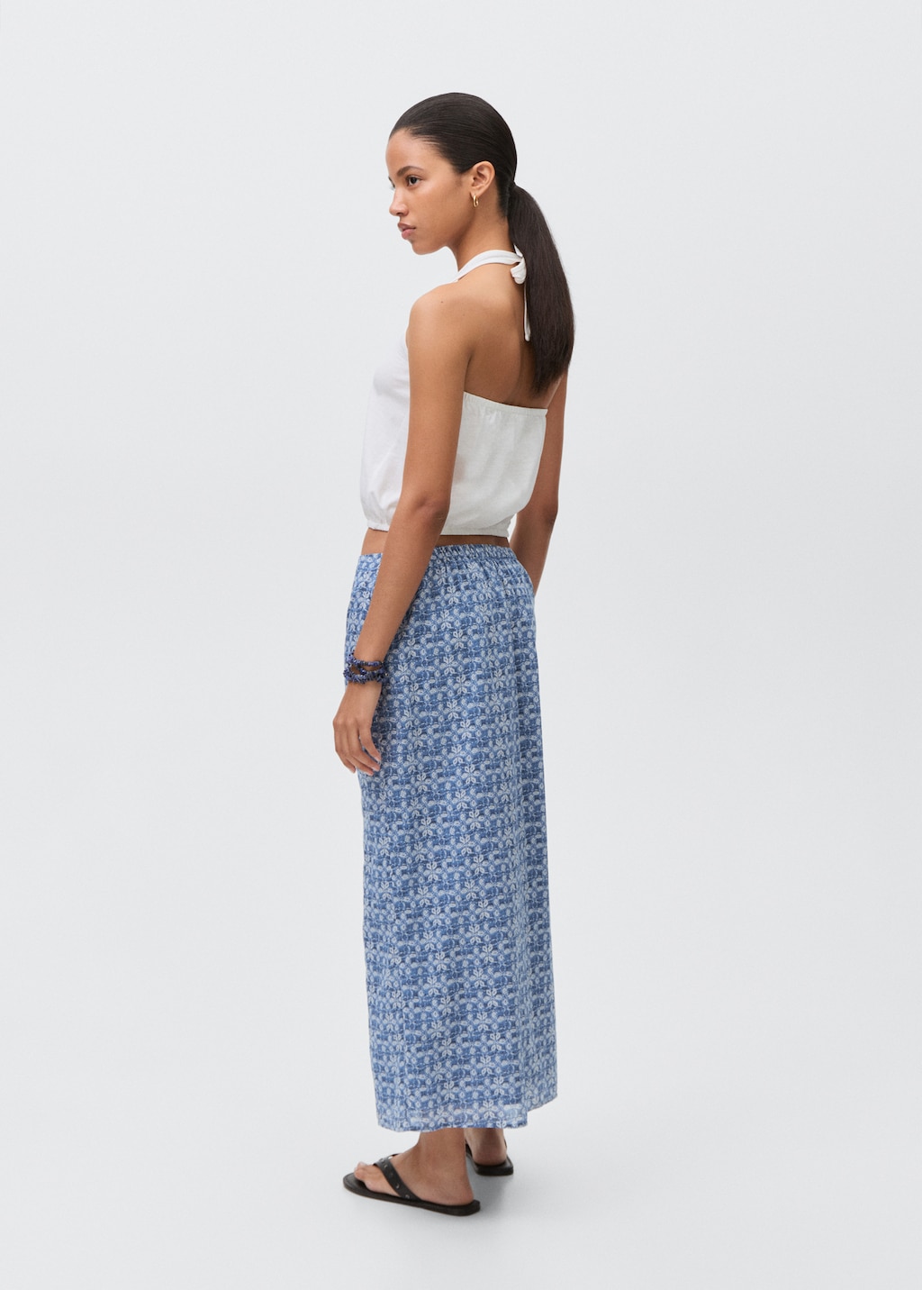 unoa Noble skirt variation【Long】pull on Noble skirt pull on type - Balletwear brand unoa