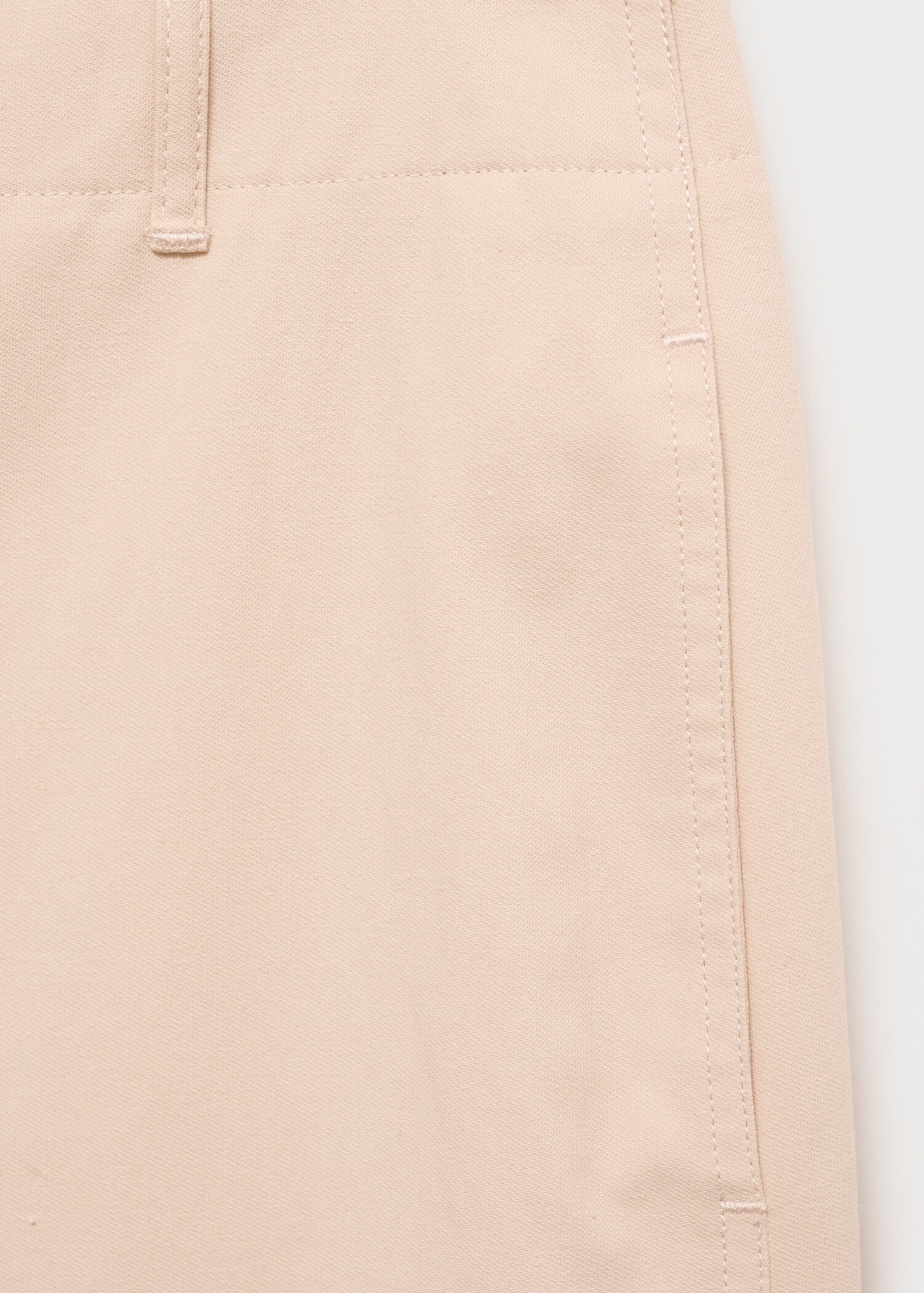 Mid-rise straight-fit cotton pants - Details of the article 0