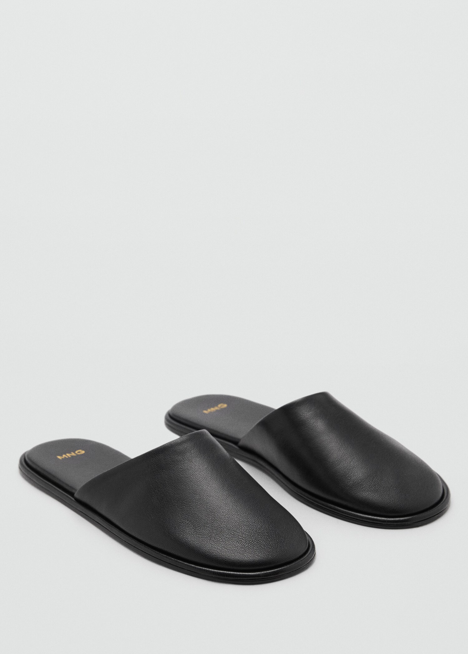 Chaussures ouvertes à l’arrière cuir - Plan moyen