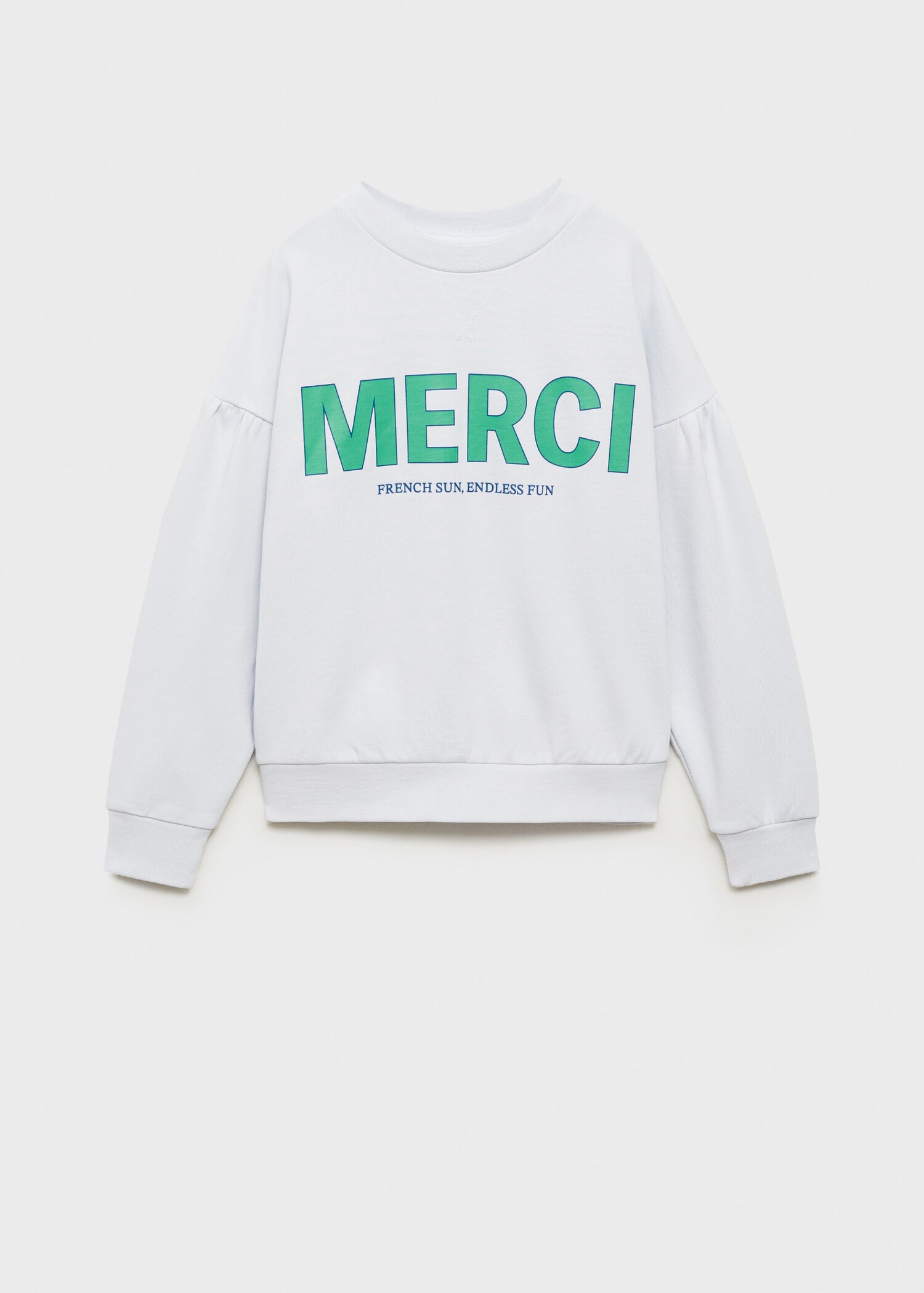 Message cotton sweatshirt - Article without model
