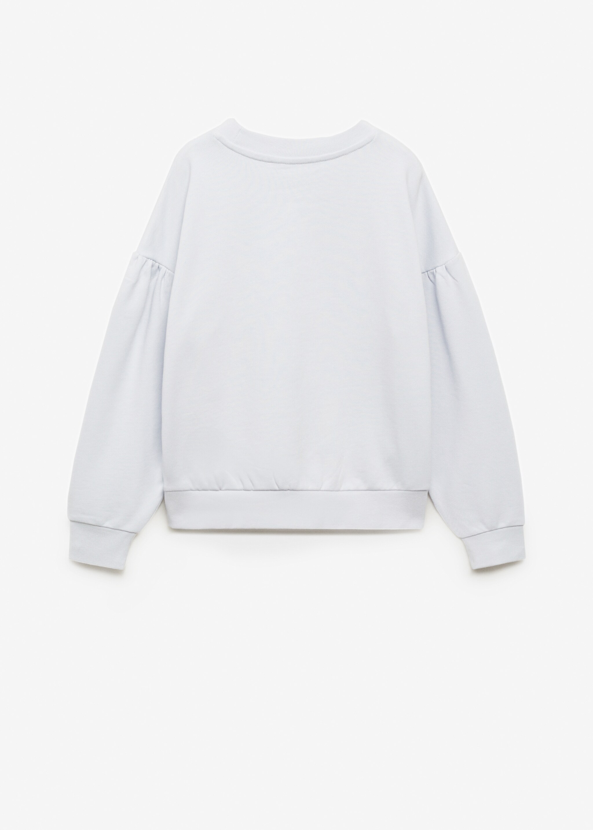 Message cotton sweatshirt - Reverse of the article
