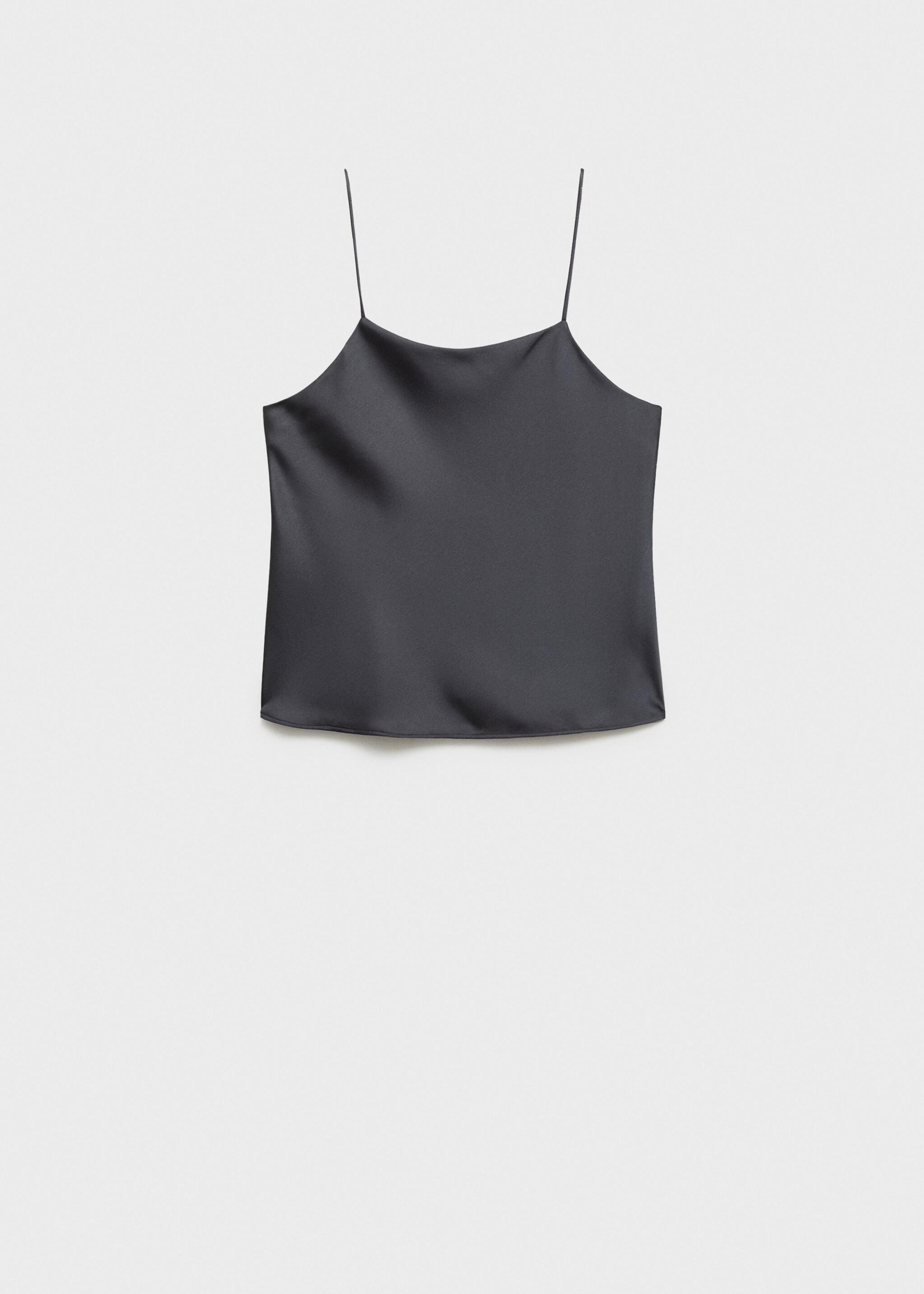Satin top with straps - Article without model