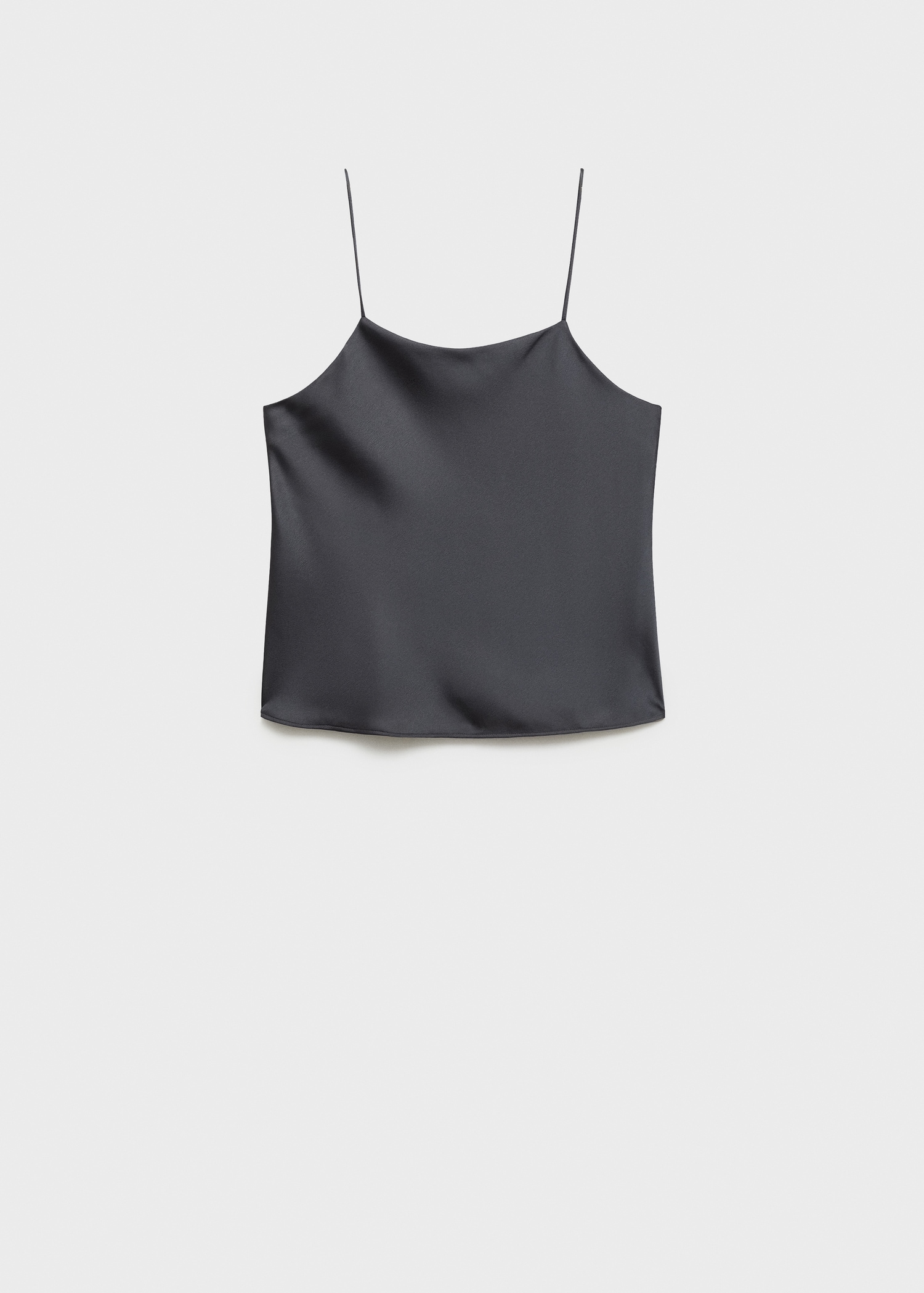 Satin top with straps - Article without model