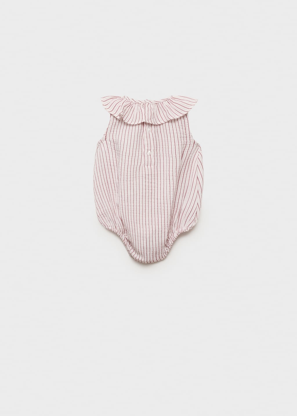 Striped cotton one-piece suit - Kids | MANGO USA