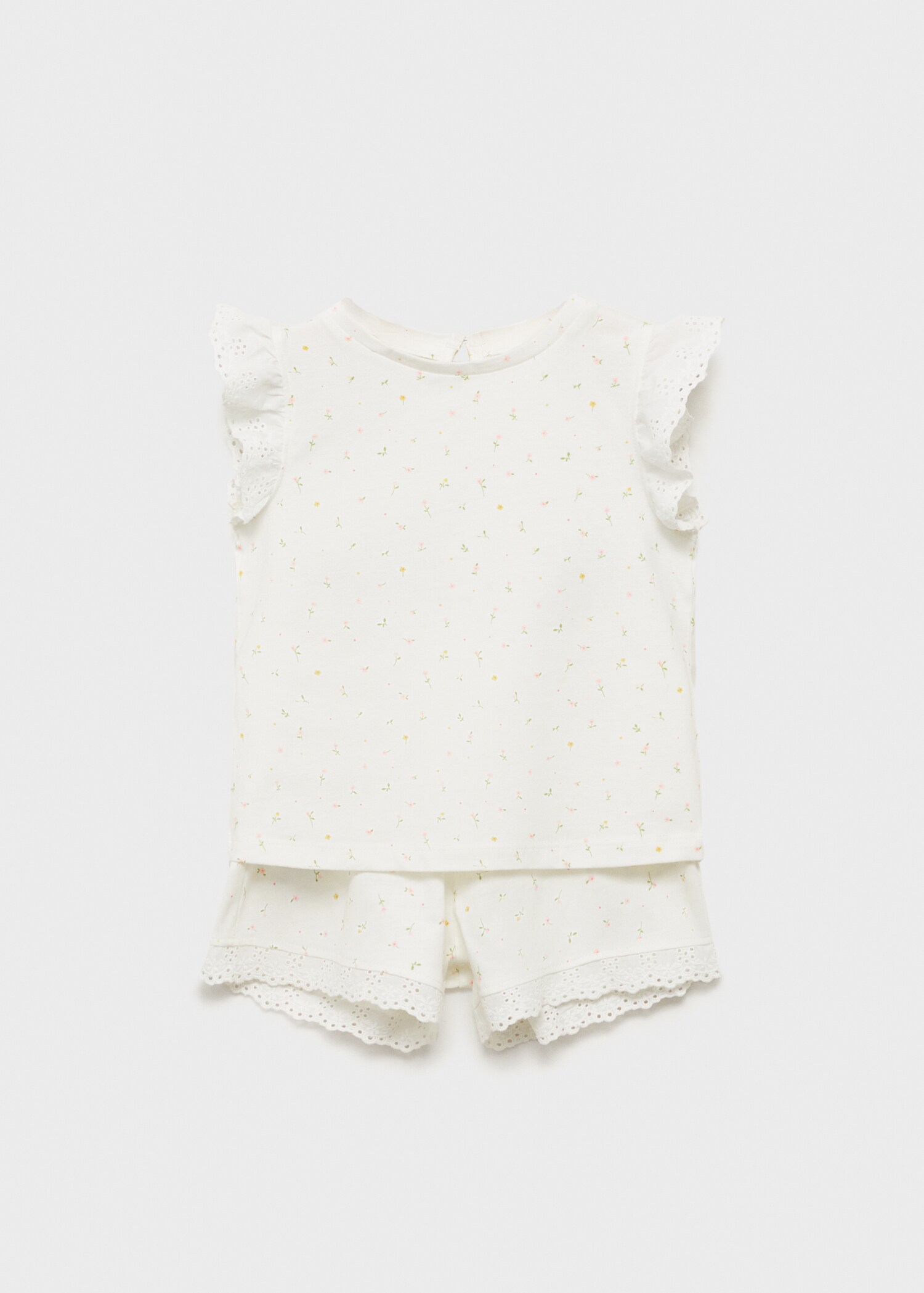 Floral cotton pyjamas - Article without model