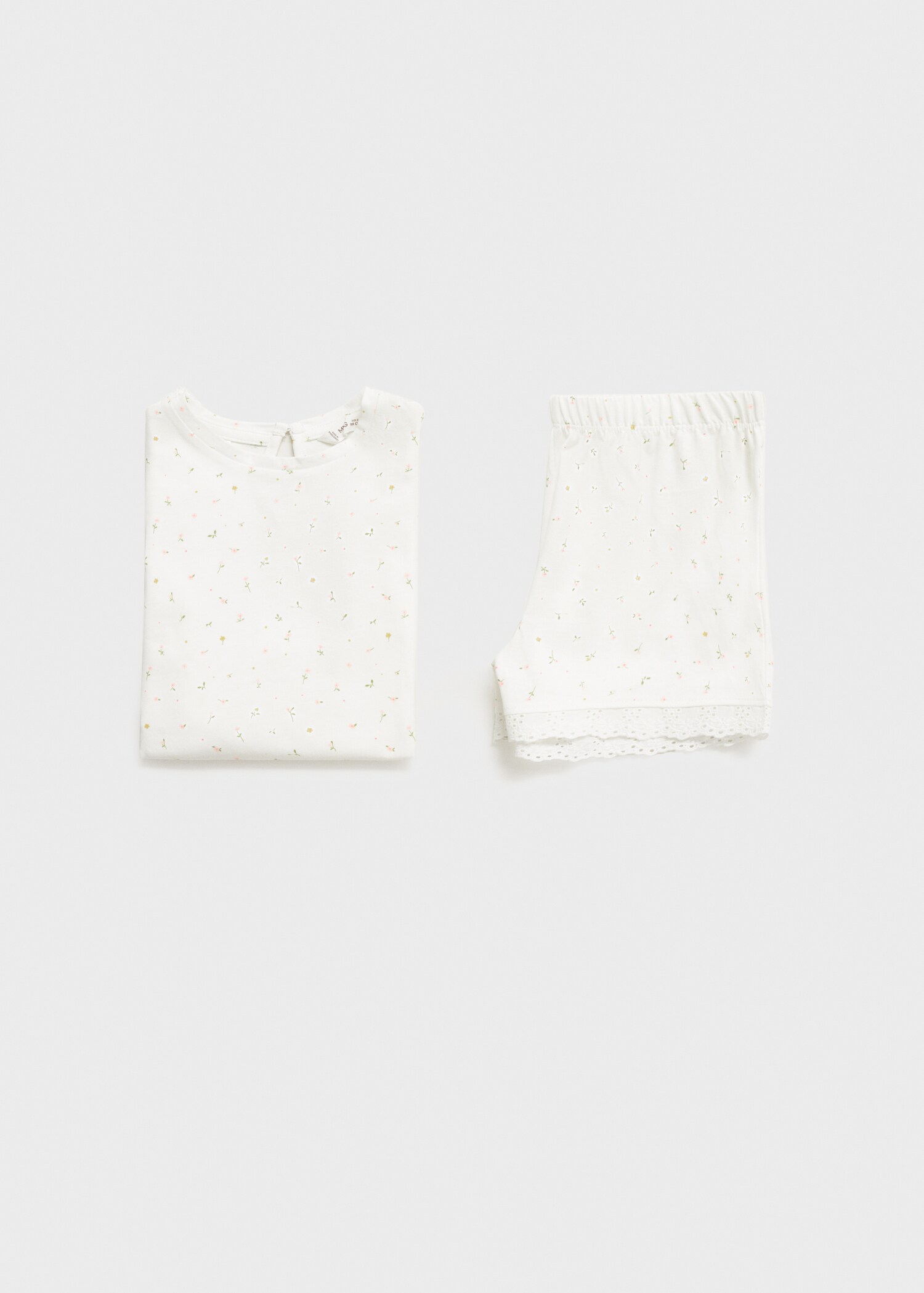 Floral cotton pyjamas - Details of the article 8