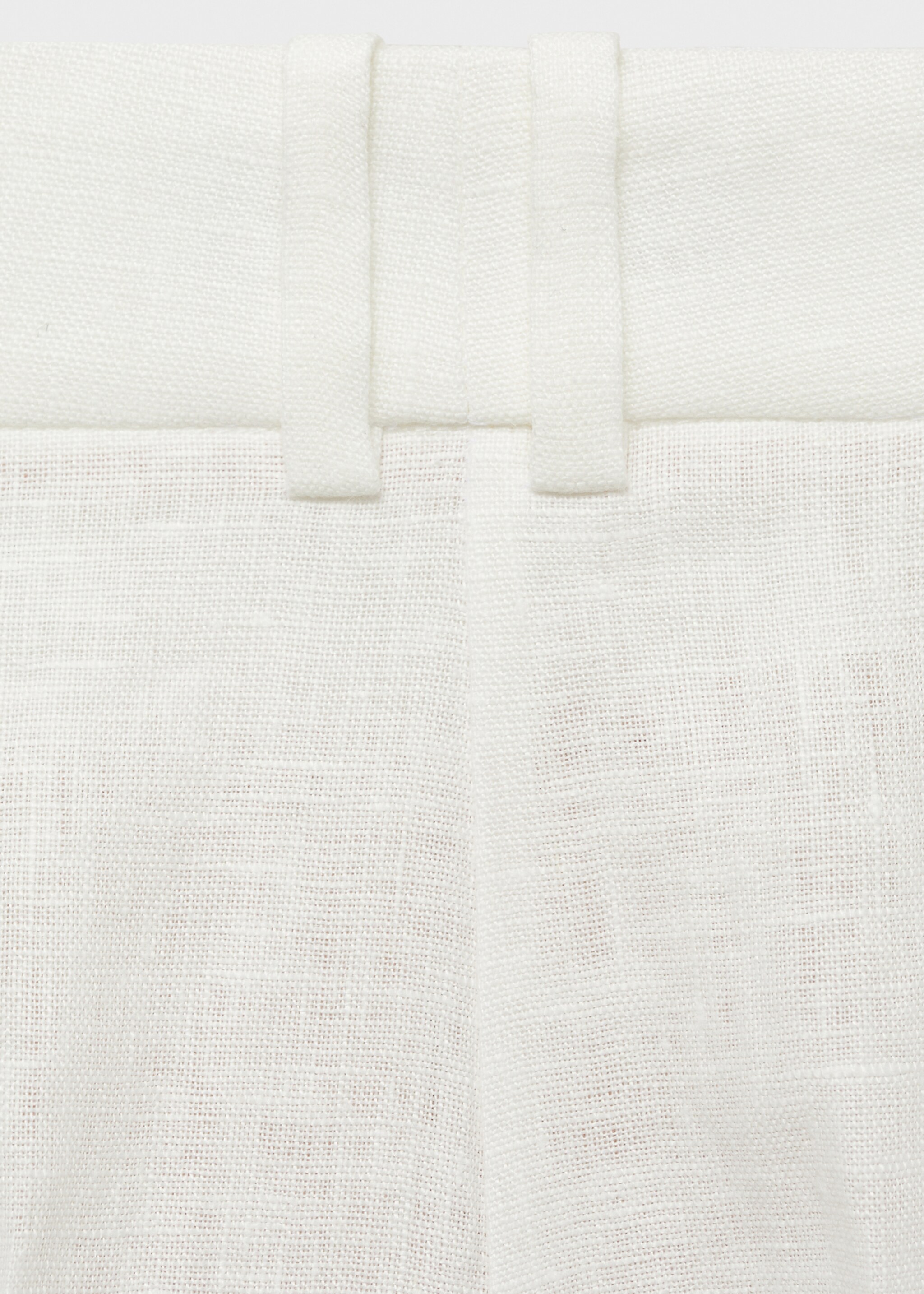 Linen suit trousers - Details of the article 0