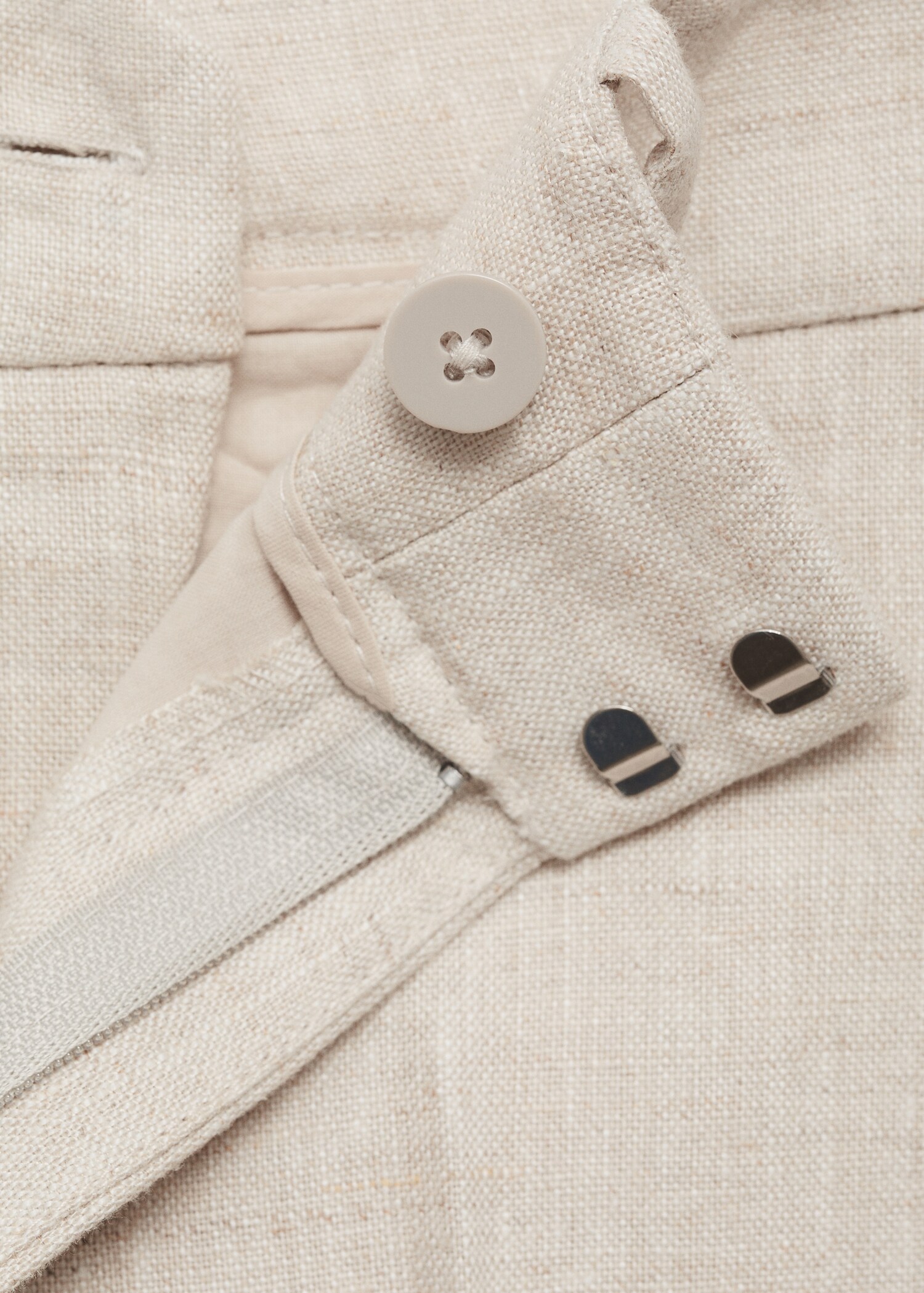 Pantalón traje lino - Detalle del artículo 0
