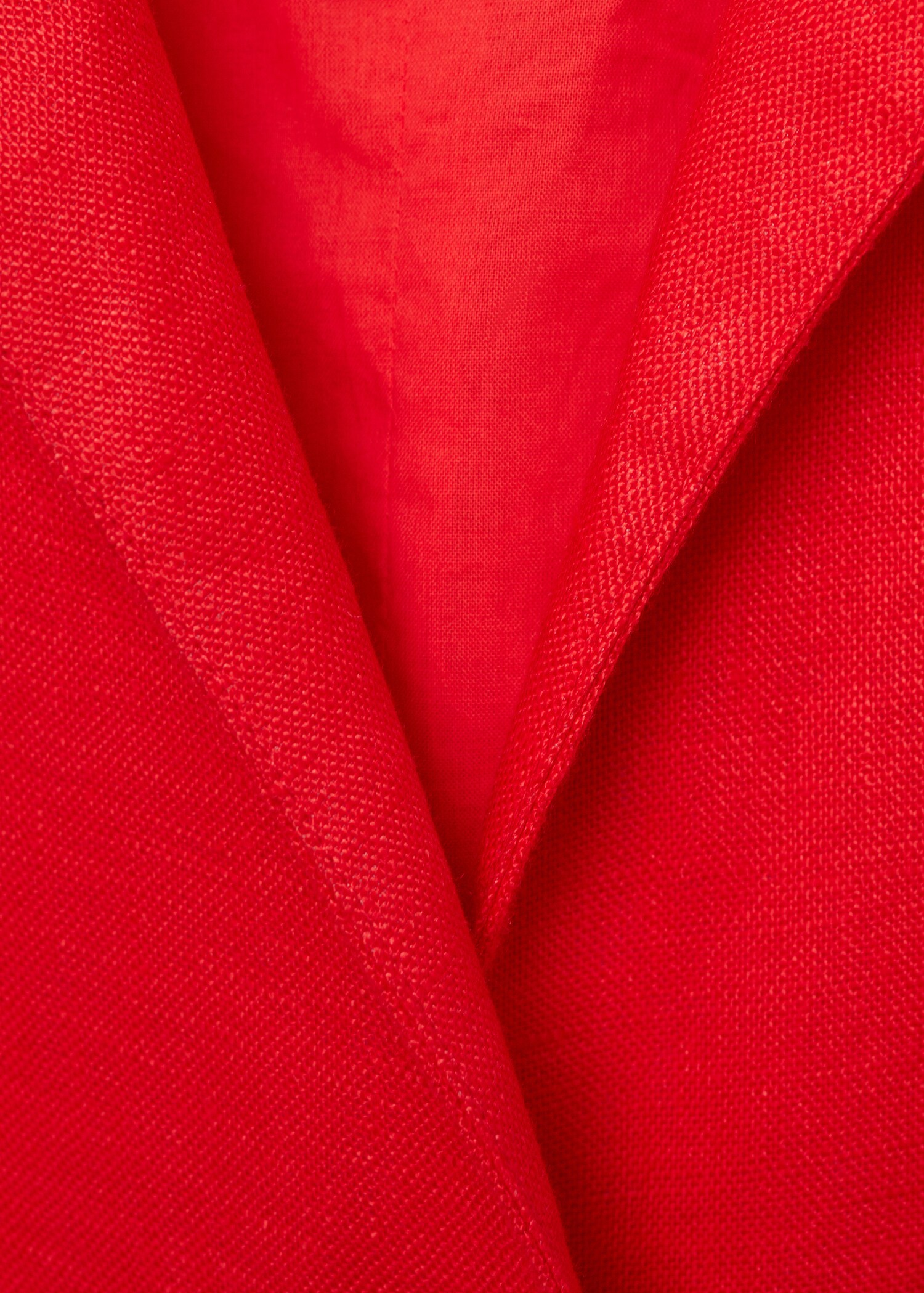 Linen shirt jumpsuit with belt - Details of the article 8