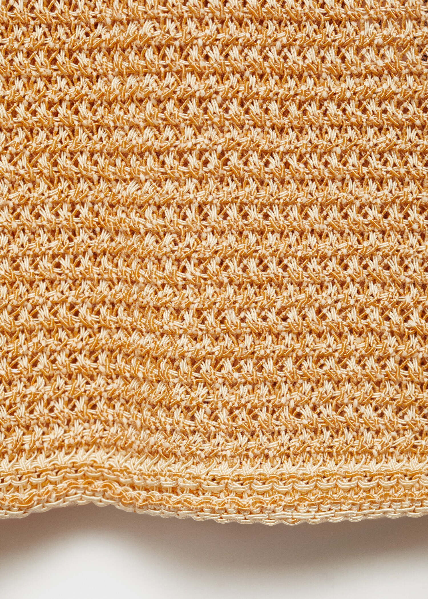 Short-sleeved chunky-knit sweater - Details of the article 0