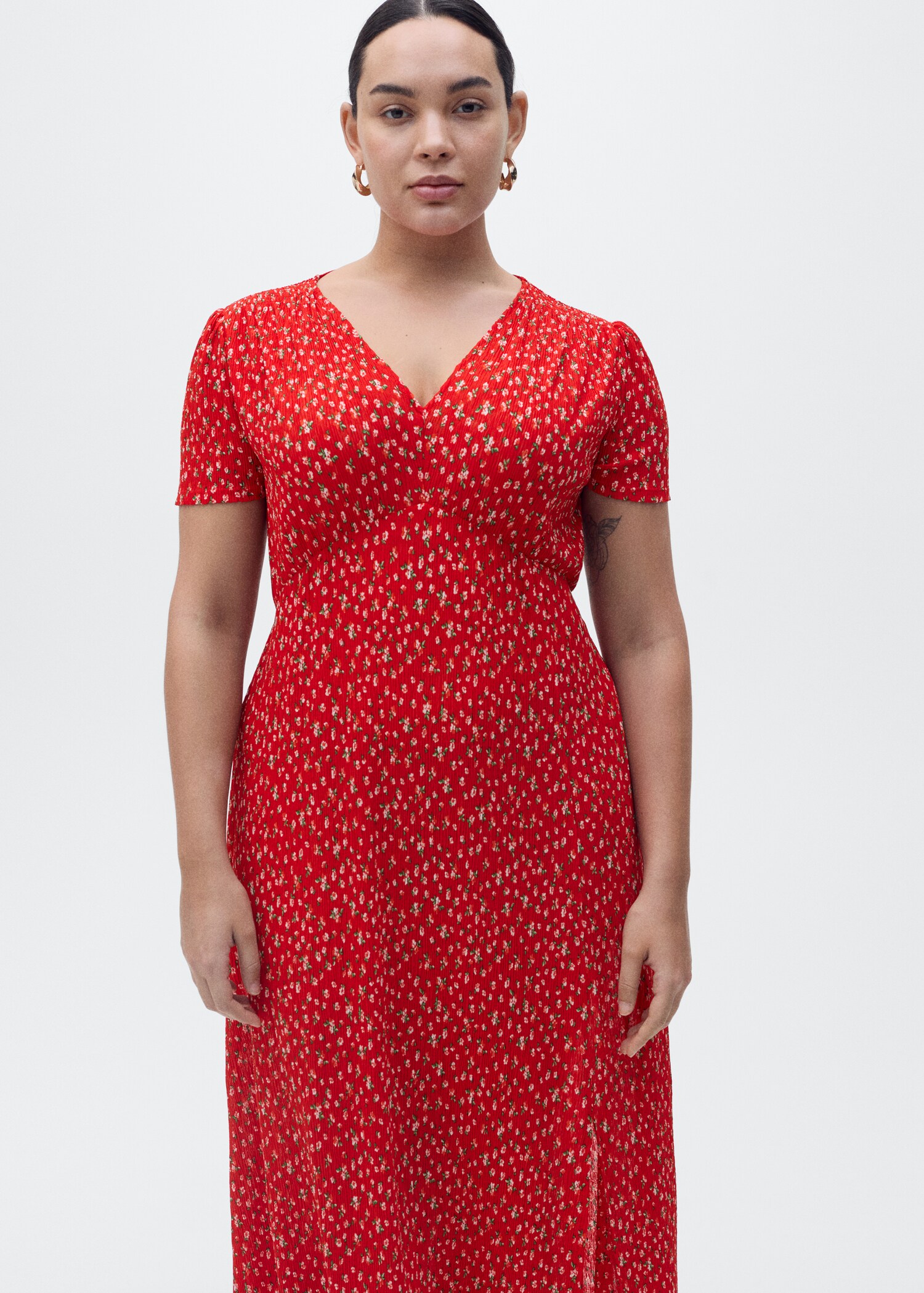 Vestido midi estampado - Detalle del artículo 5