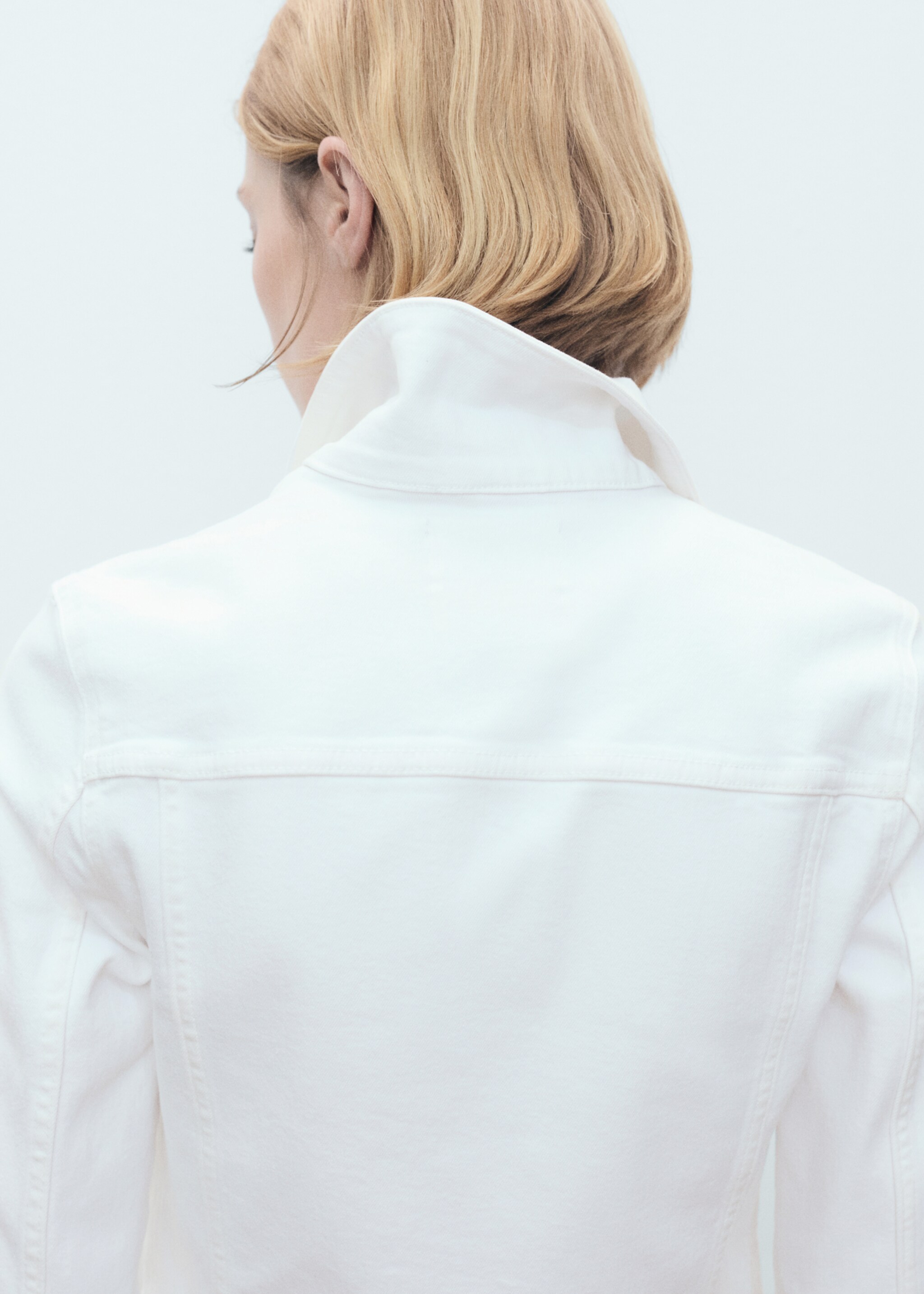 Crop denim jacket - Details of the article 2