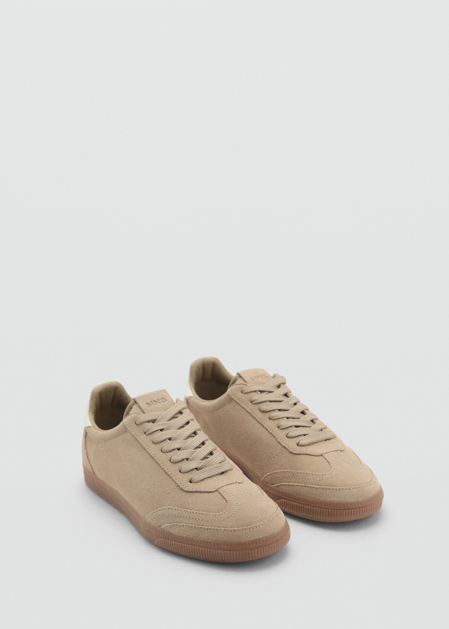 Sneaker aus Rauleder - Mittlere Ansicht