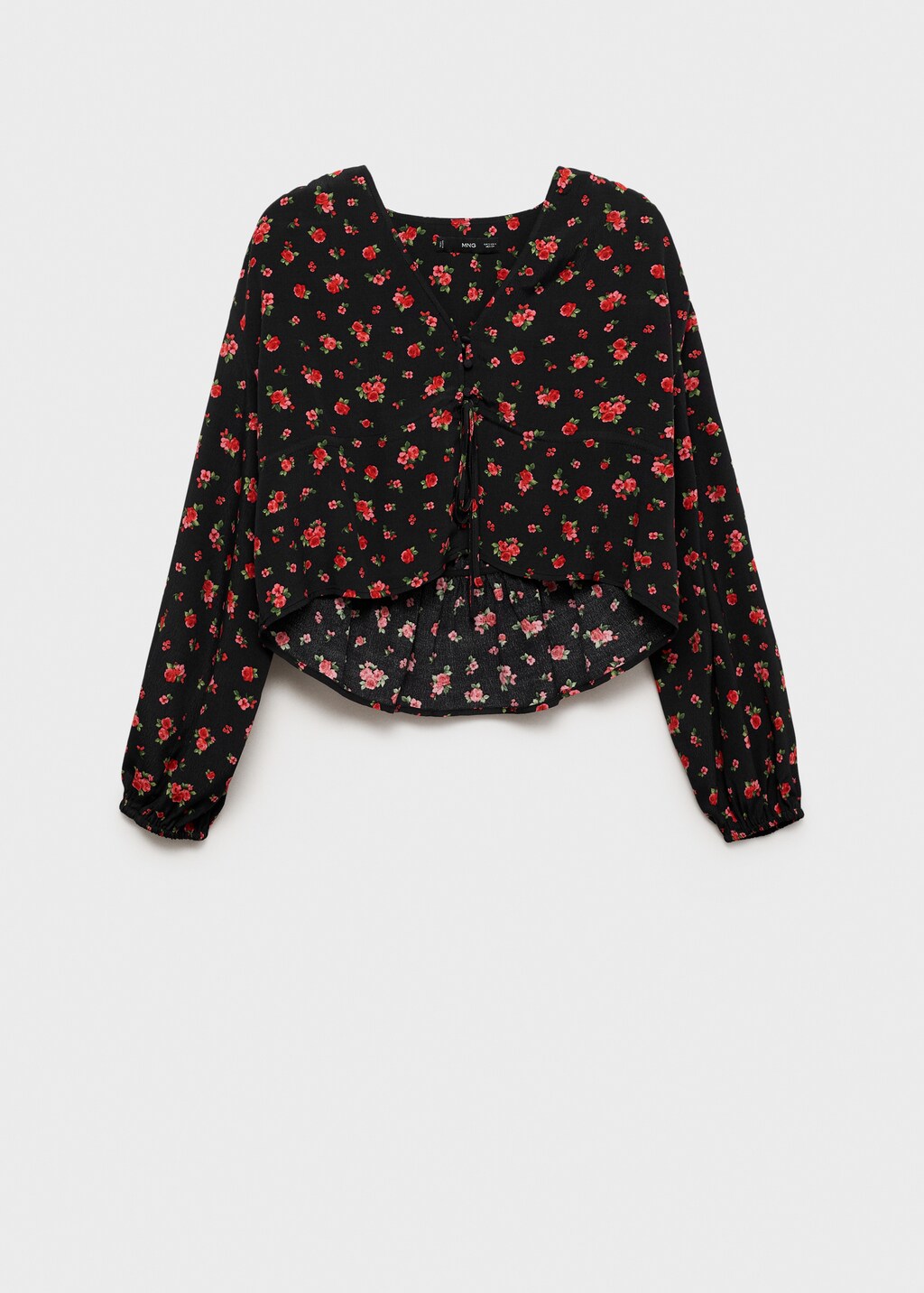 Ruffled floral blouse - image 4