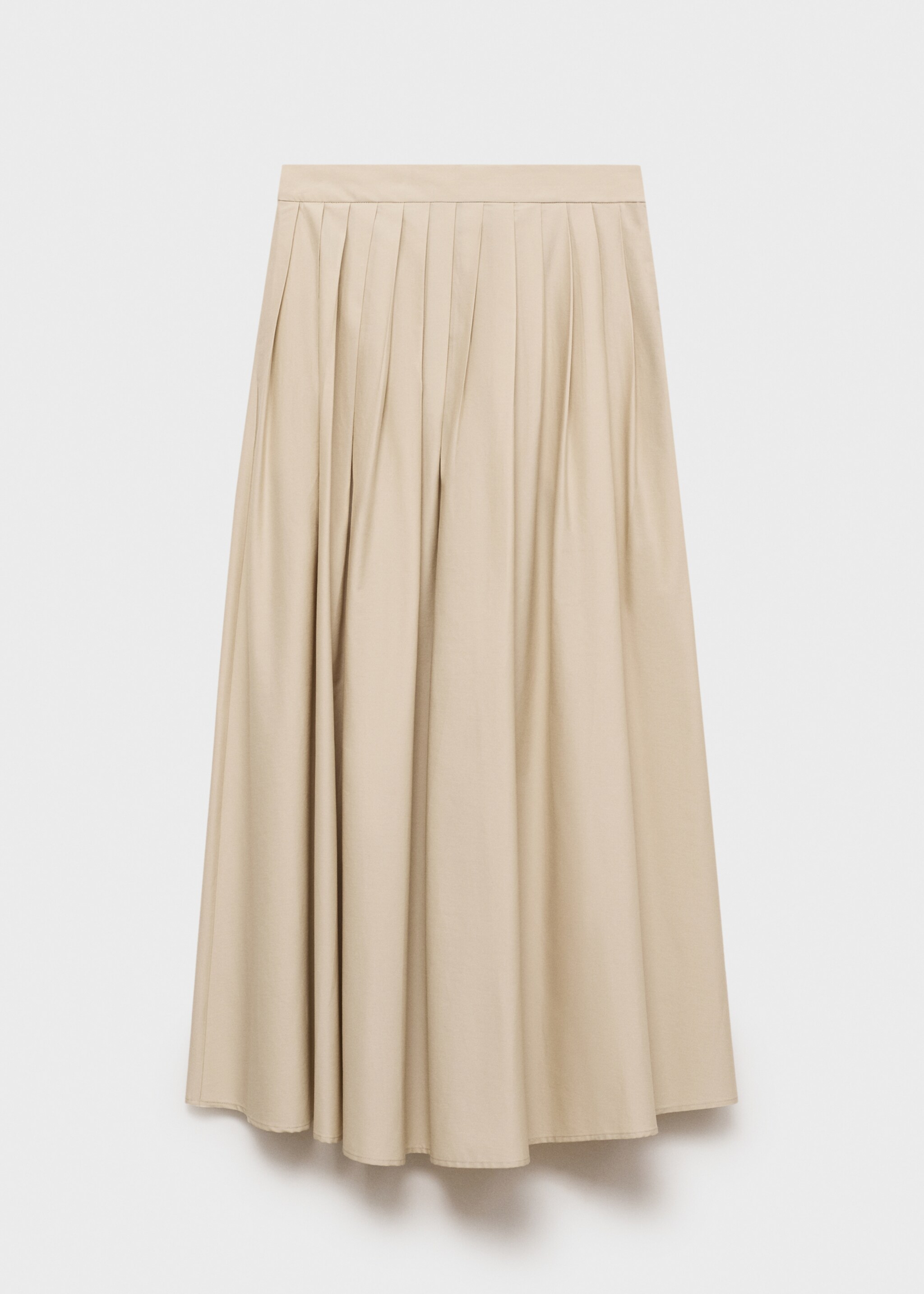 Flared skirt with pleated detail - Article without model