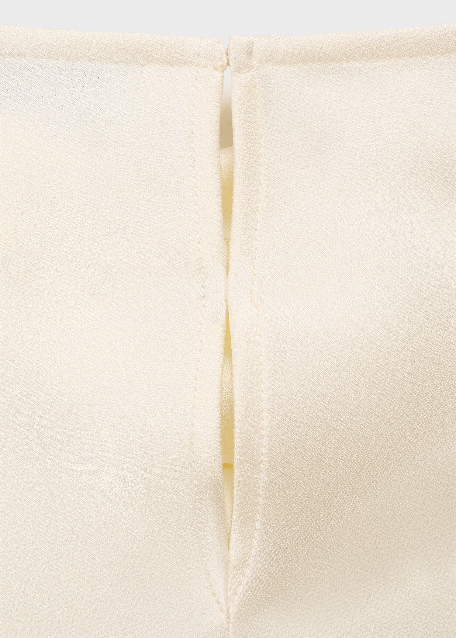 Blusa satinata collo drappeggiato - Dettaglio dell'articolo 0