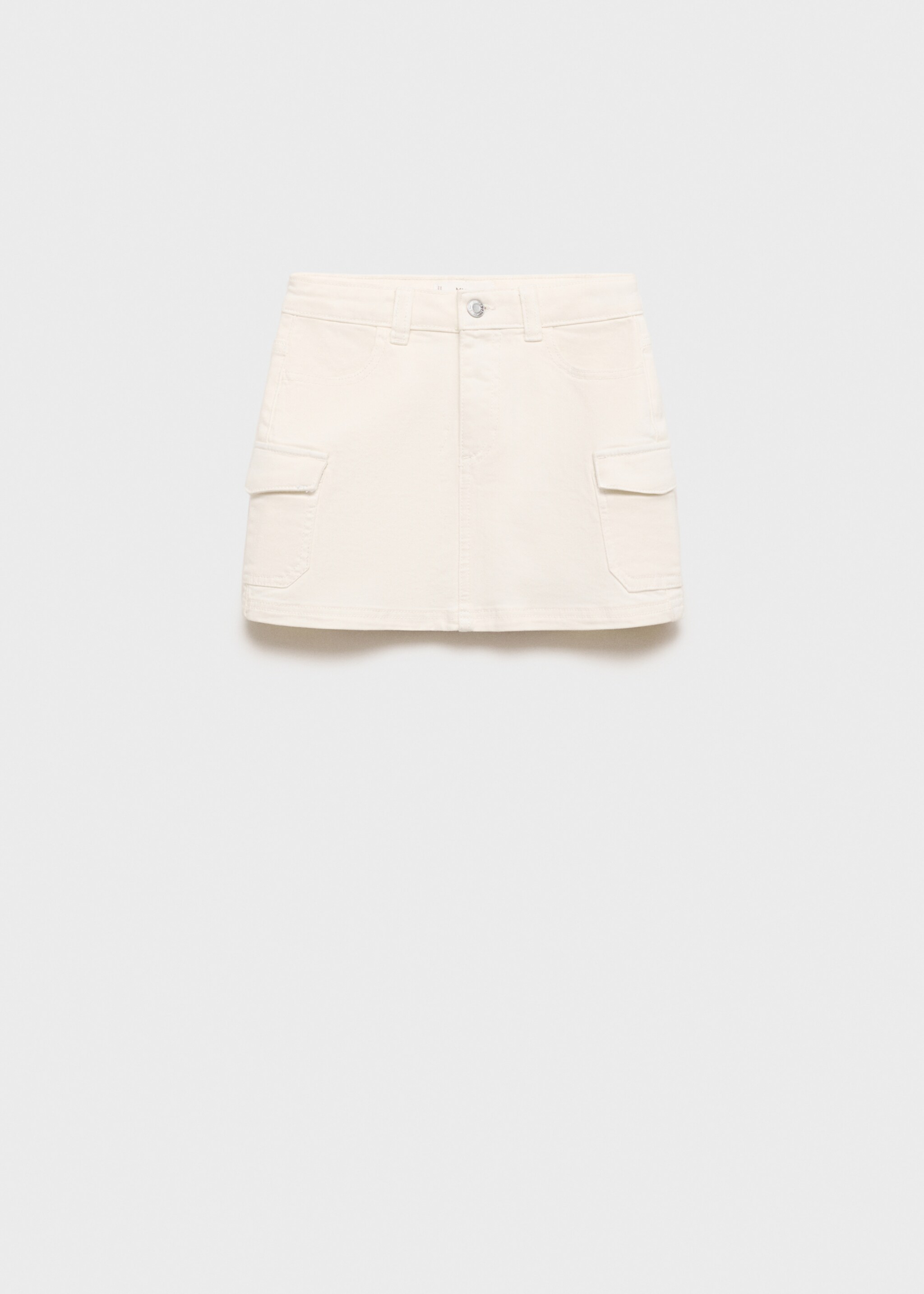 Denim cargo skirt - Article without model