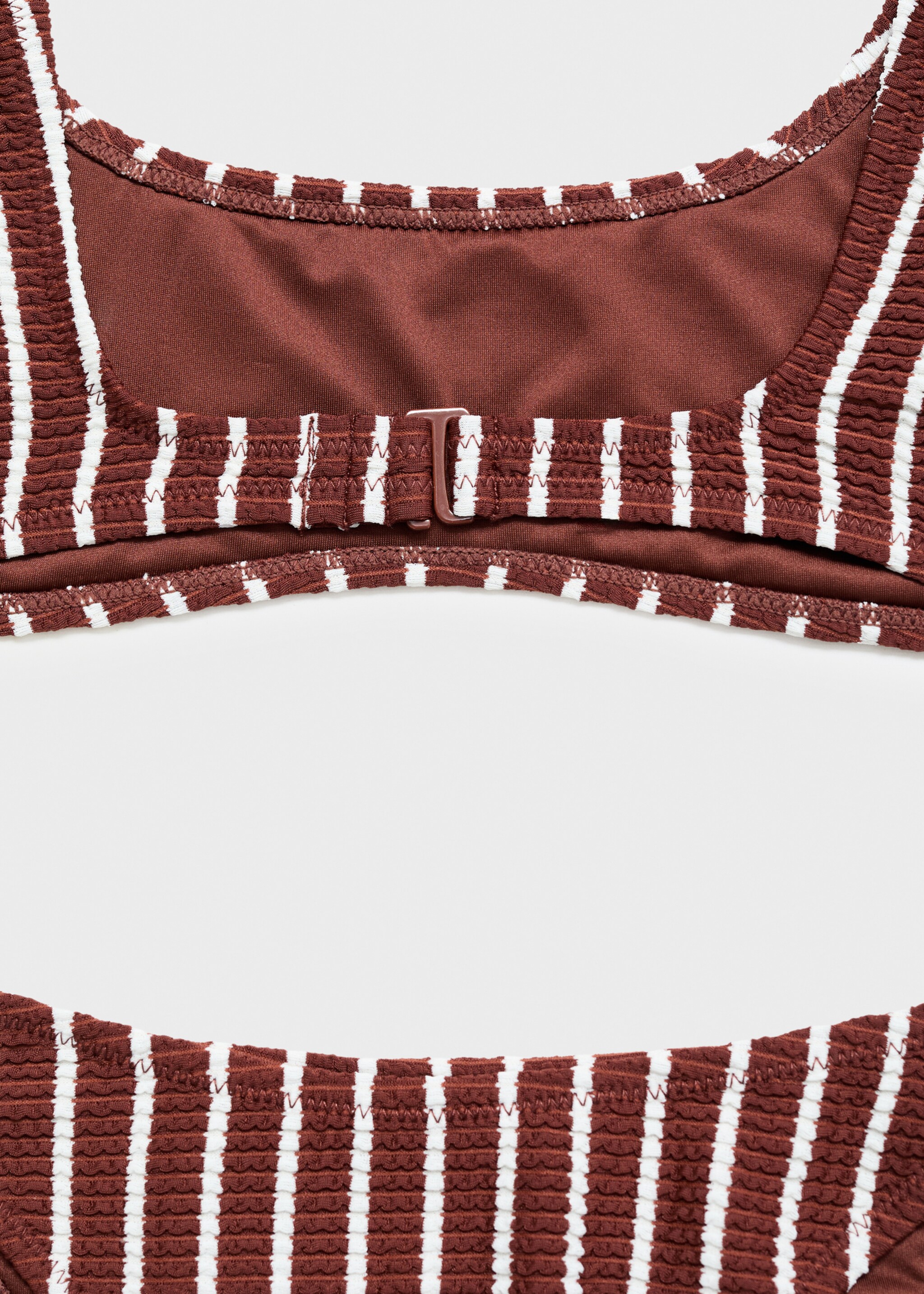 Top bikini canalé rayas - Detalle del artículo 8