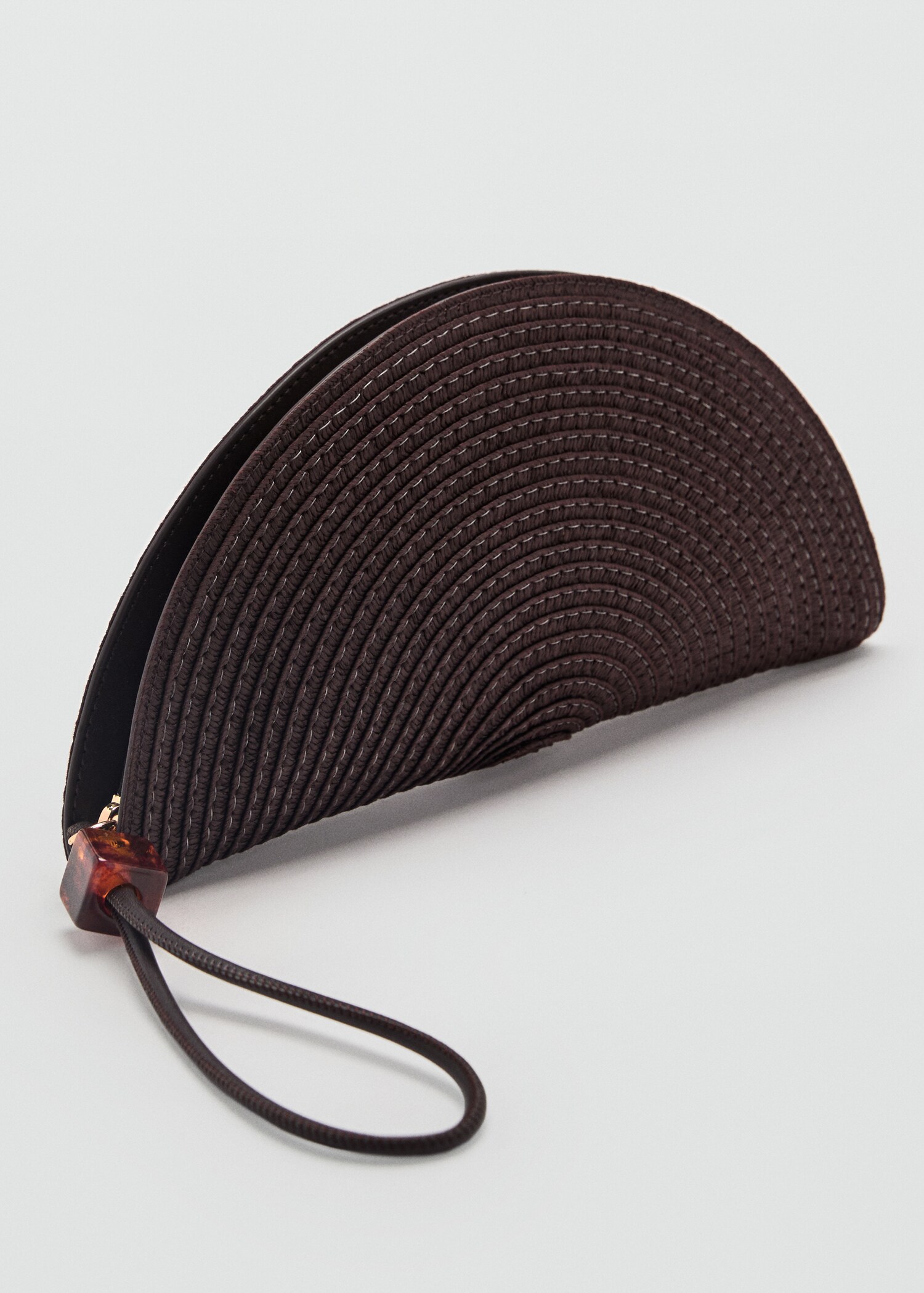Trousse de toilette fibres naturelles perle - Plan moyen