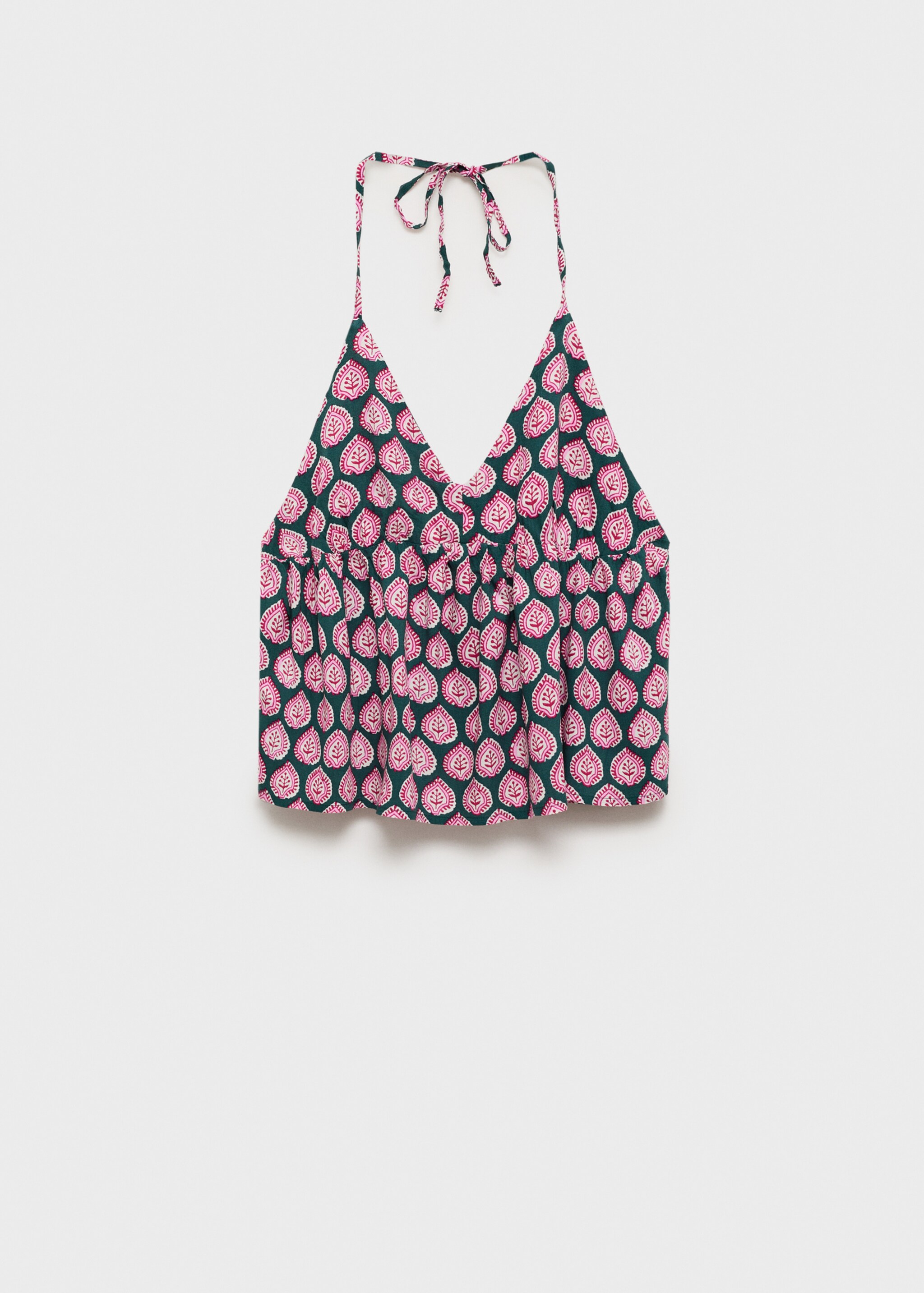 Bow print top - Article without model