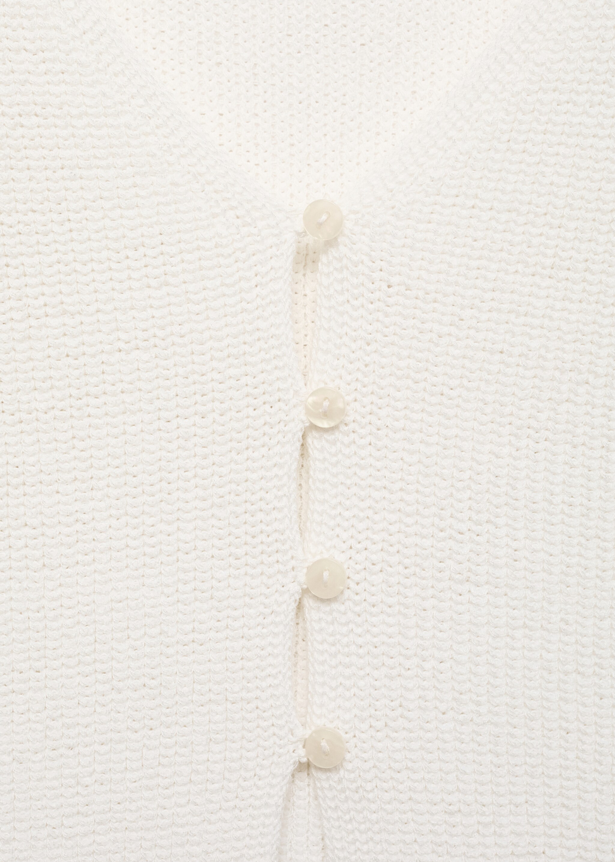 Buttoned knit top - Details of the article 8