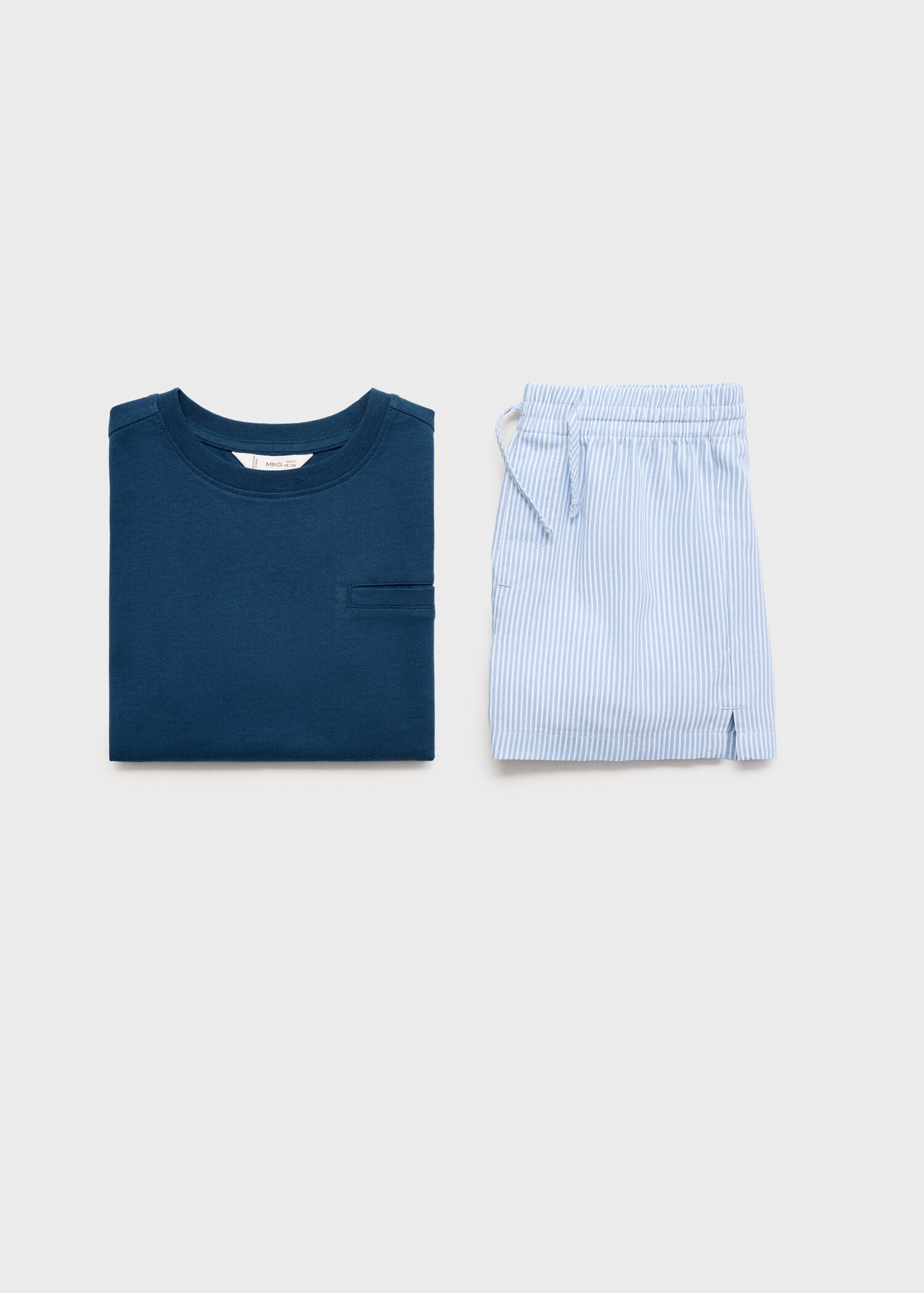 Striped short pyjamas - Details of the article 0