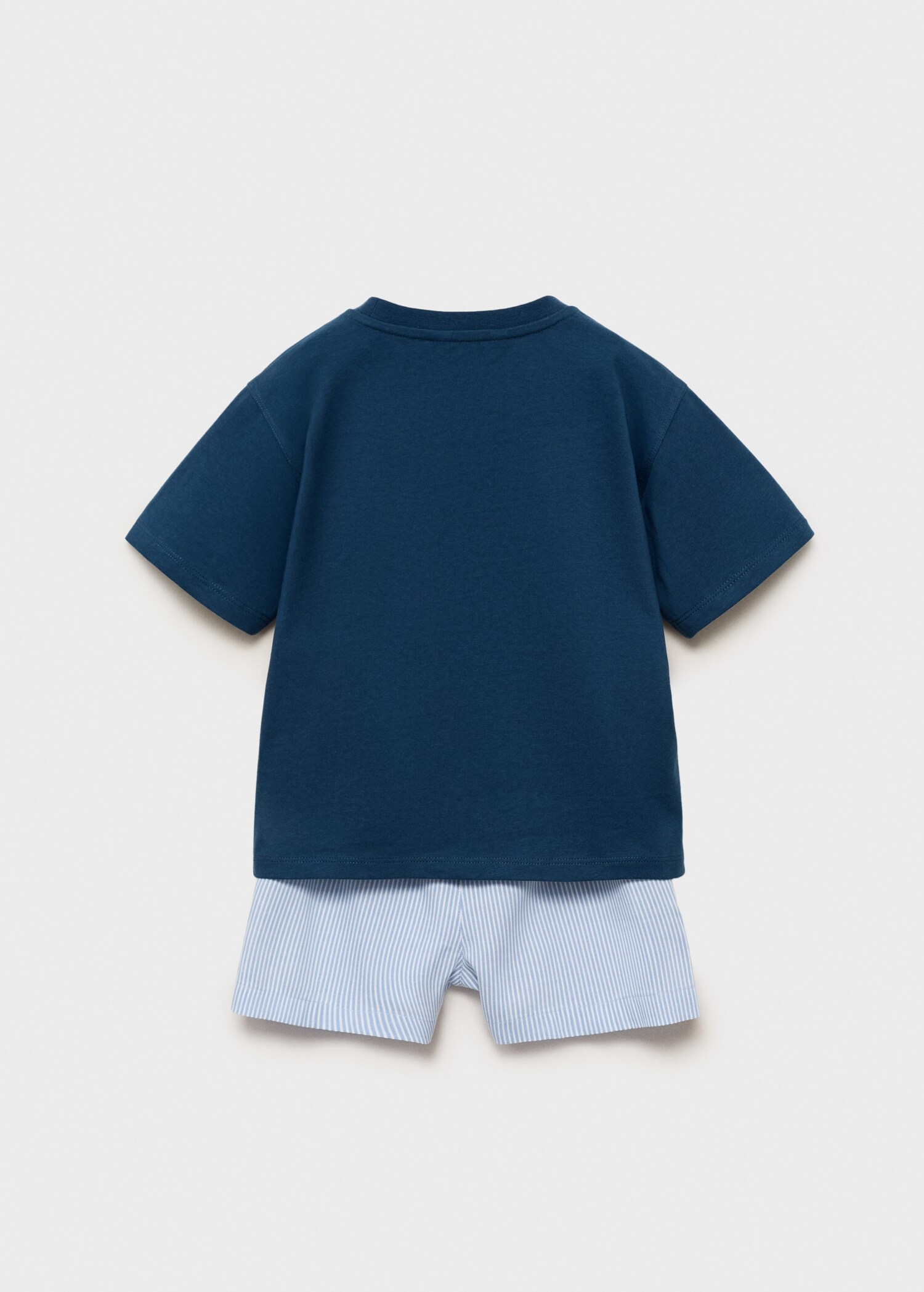 Striped short pyjamas - Reverse of the article