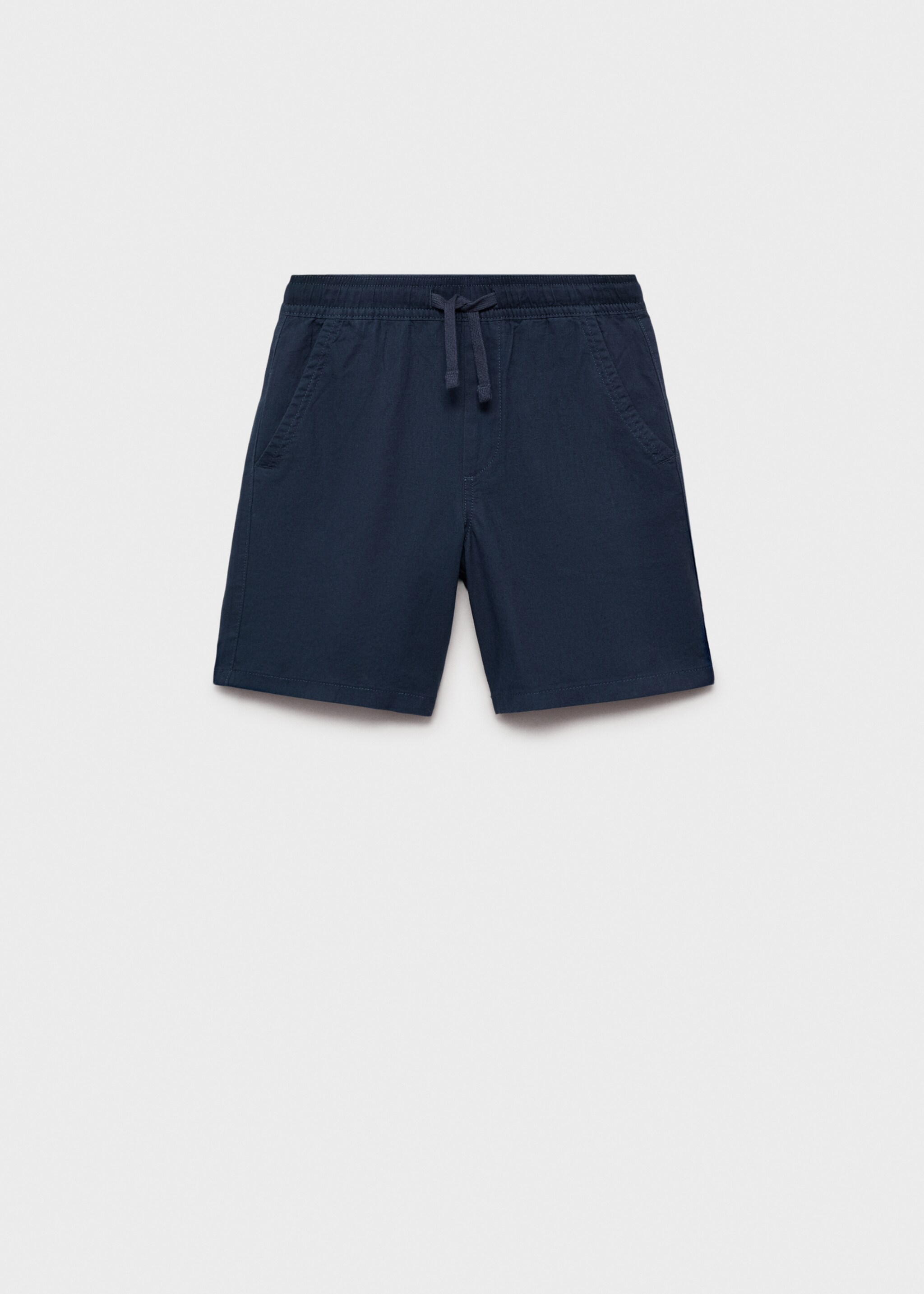 Leinen-Bermudashorts mit Gummibund - Artikel ohne Model
