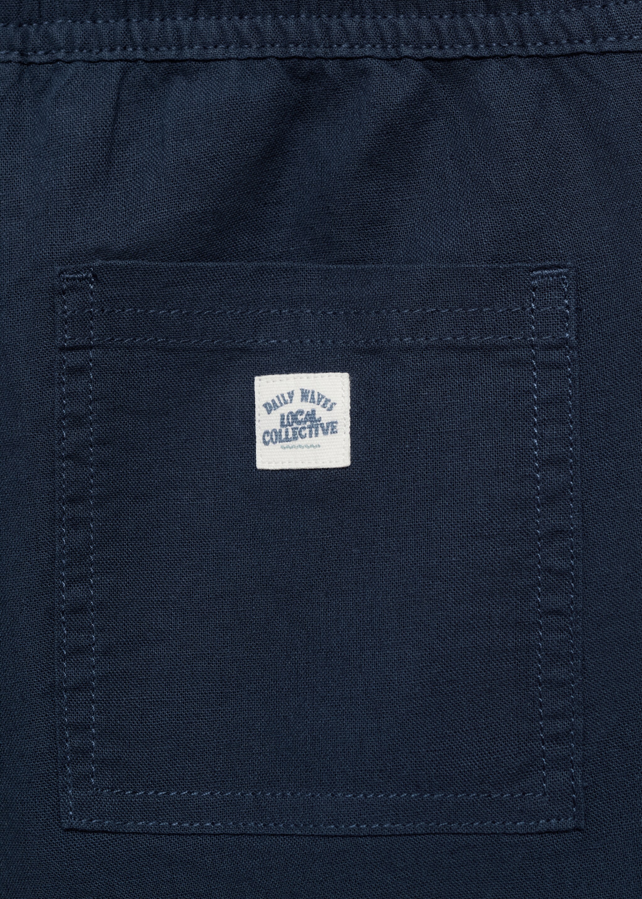 Leinen-Bermudashorts mit Gummibund - Detail des Artikels 0
