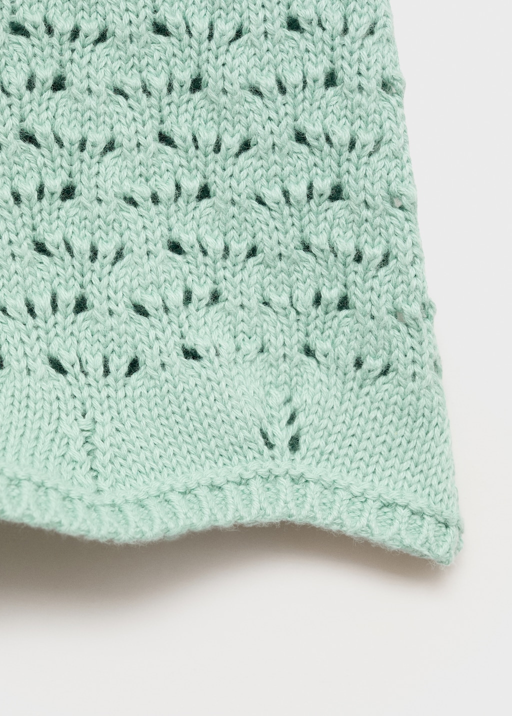 Crochet knitted shorts