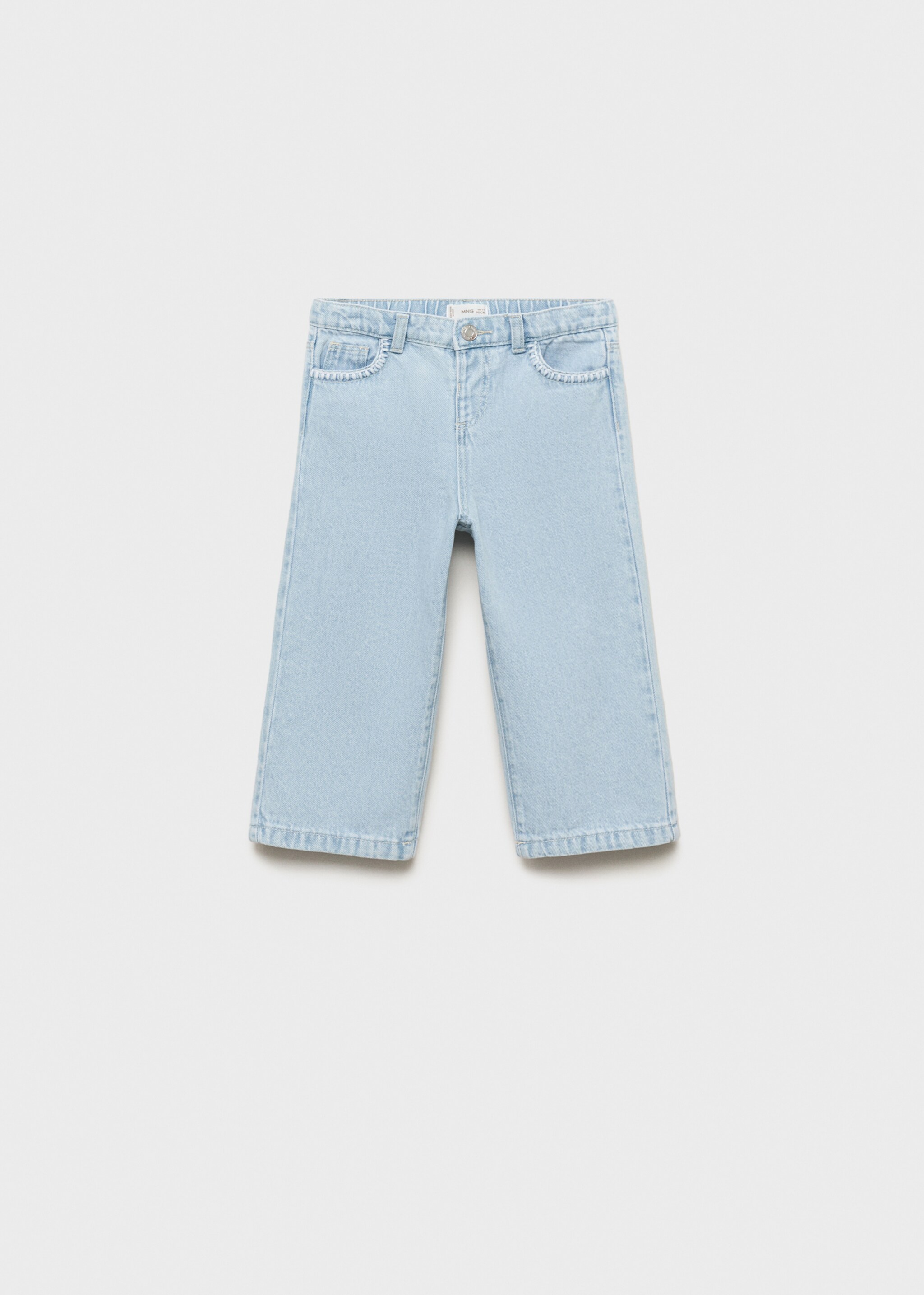 Jean style jupe-culotte brodé - Article sans modèle