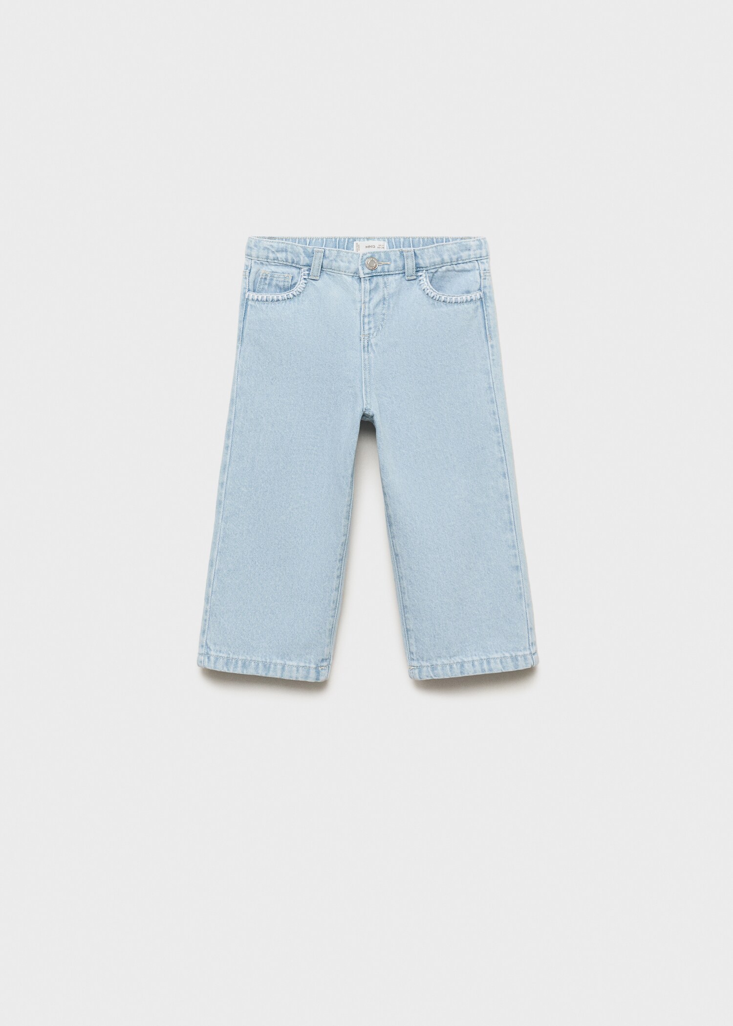 Jean style jupe-culotte brodé - Article sans modèle