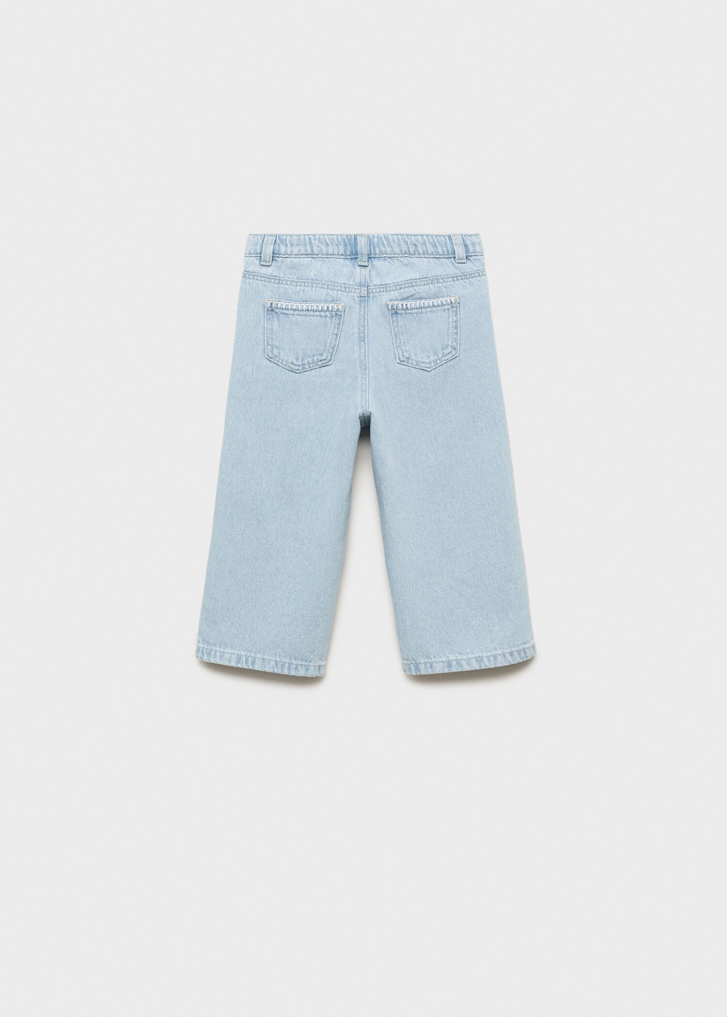 Jean style jupe-culotte brodé - Verso de l’article