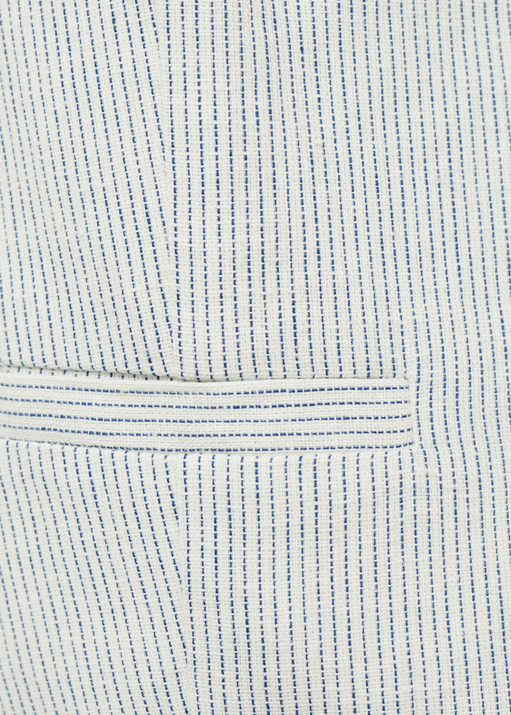 Linen-blend suit vest