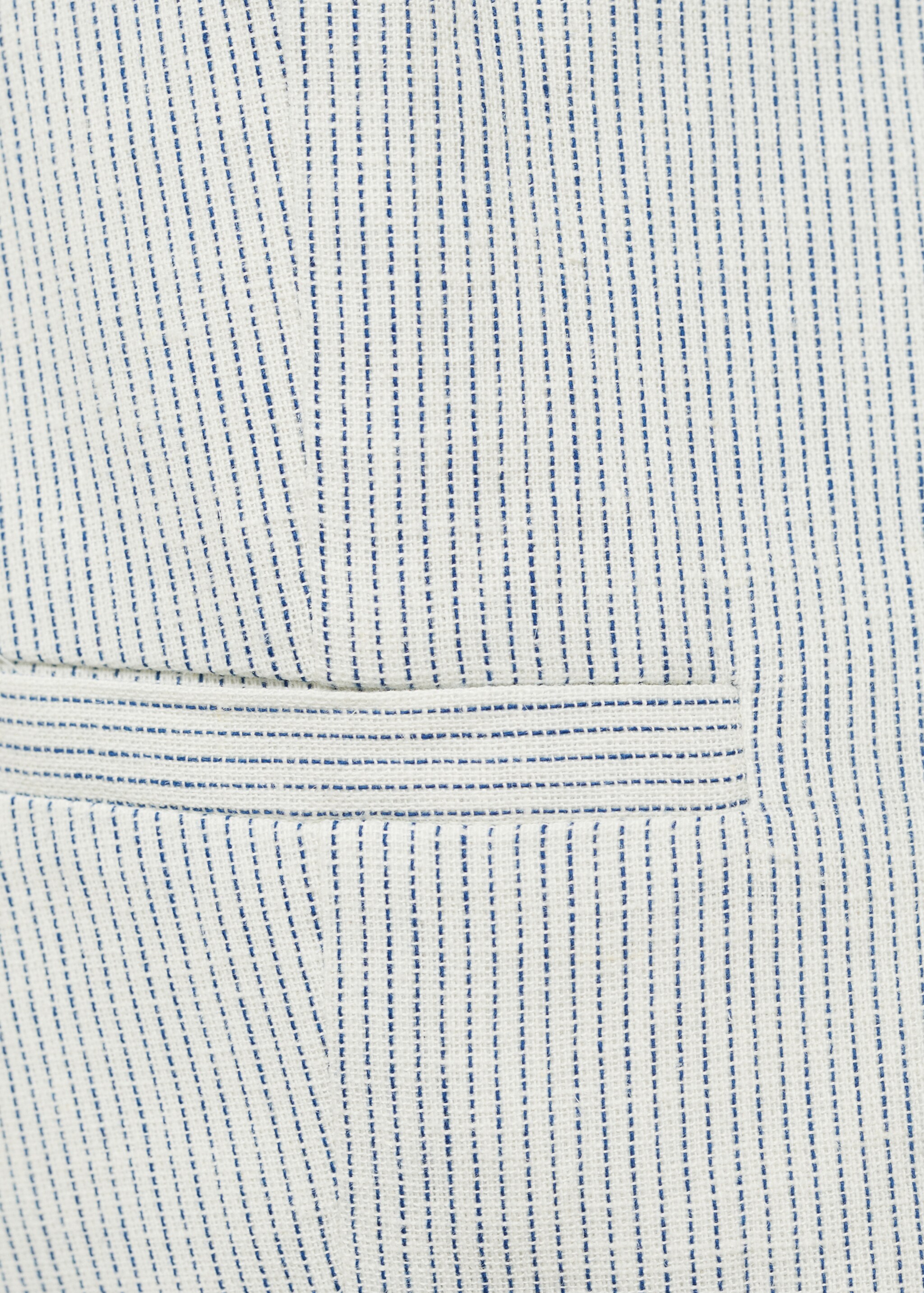 Linen-blend suit waistcoat - Details of the article 0