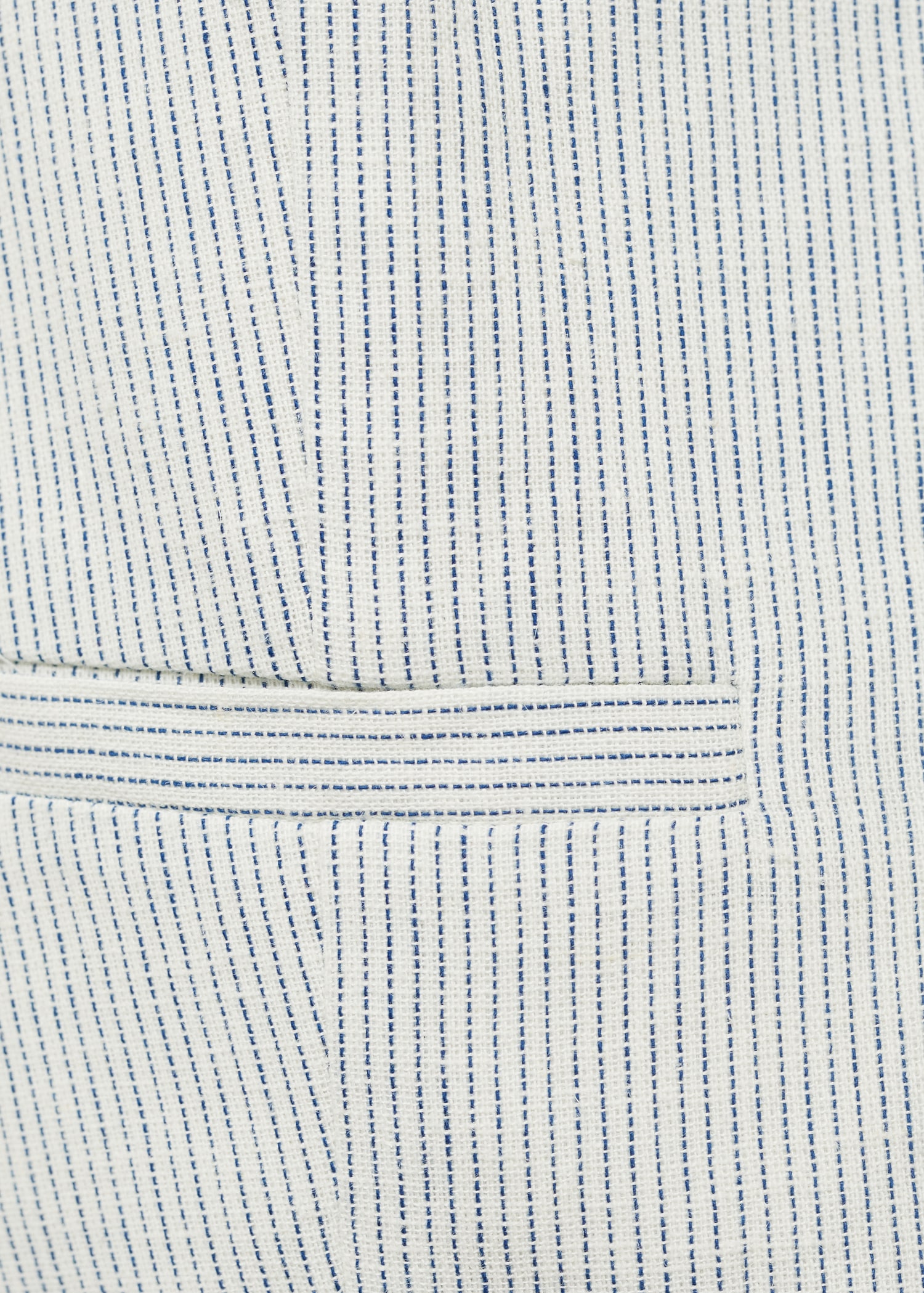 Linen-blend suit waistcoat - Details of the article 0