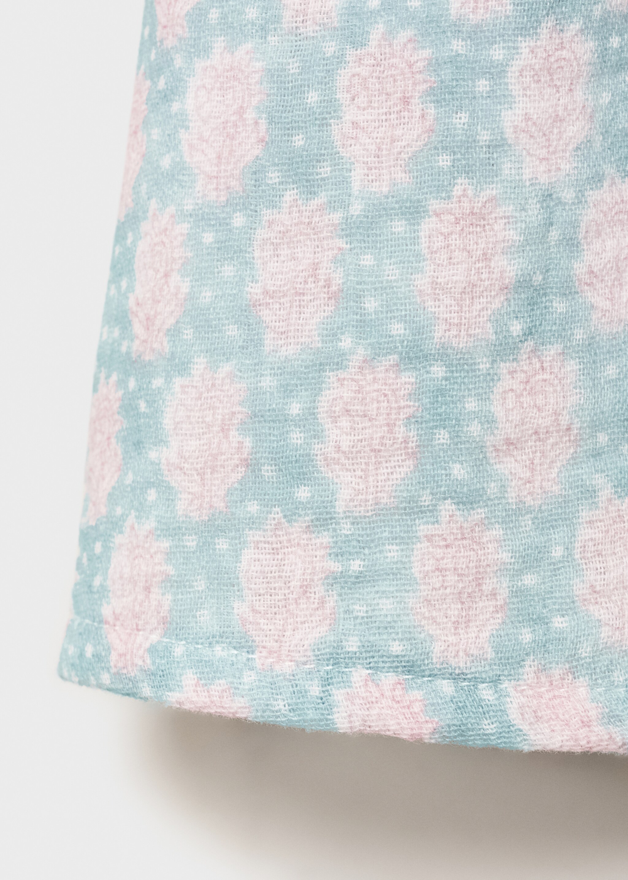 Flared printed skirt - Details of the article 0