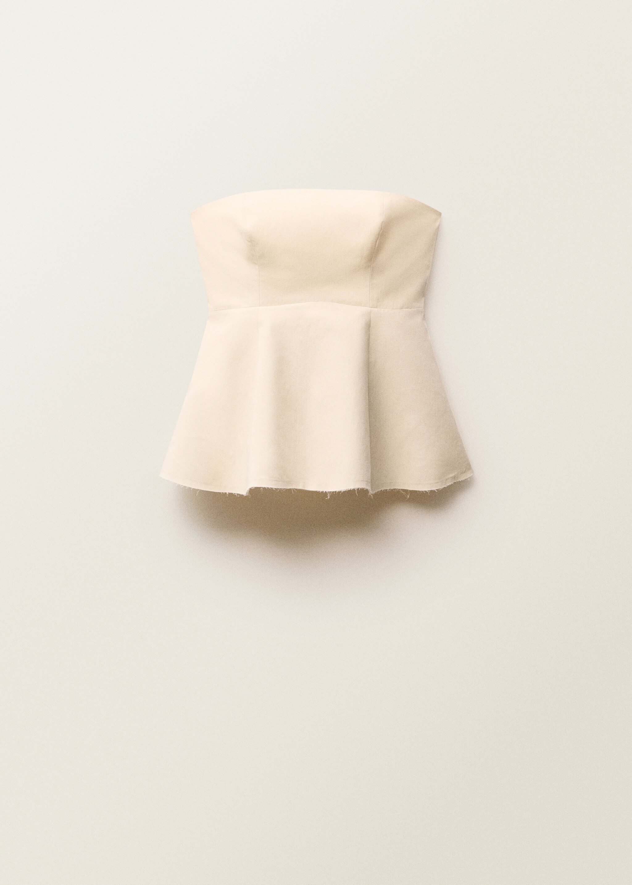 Top peplum palabra de honor - Artículo sin modelo
