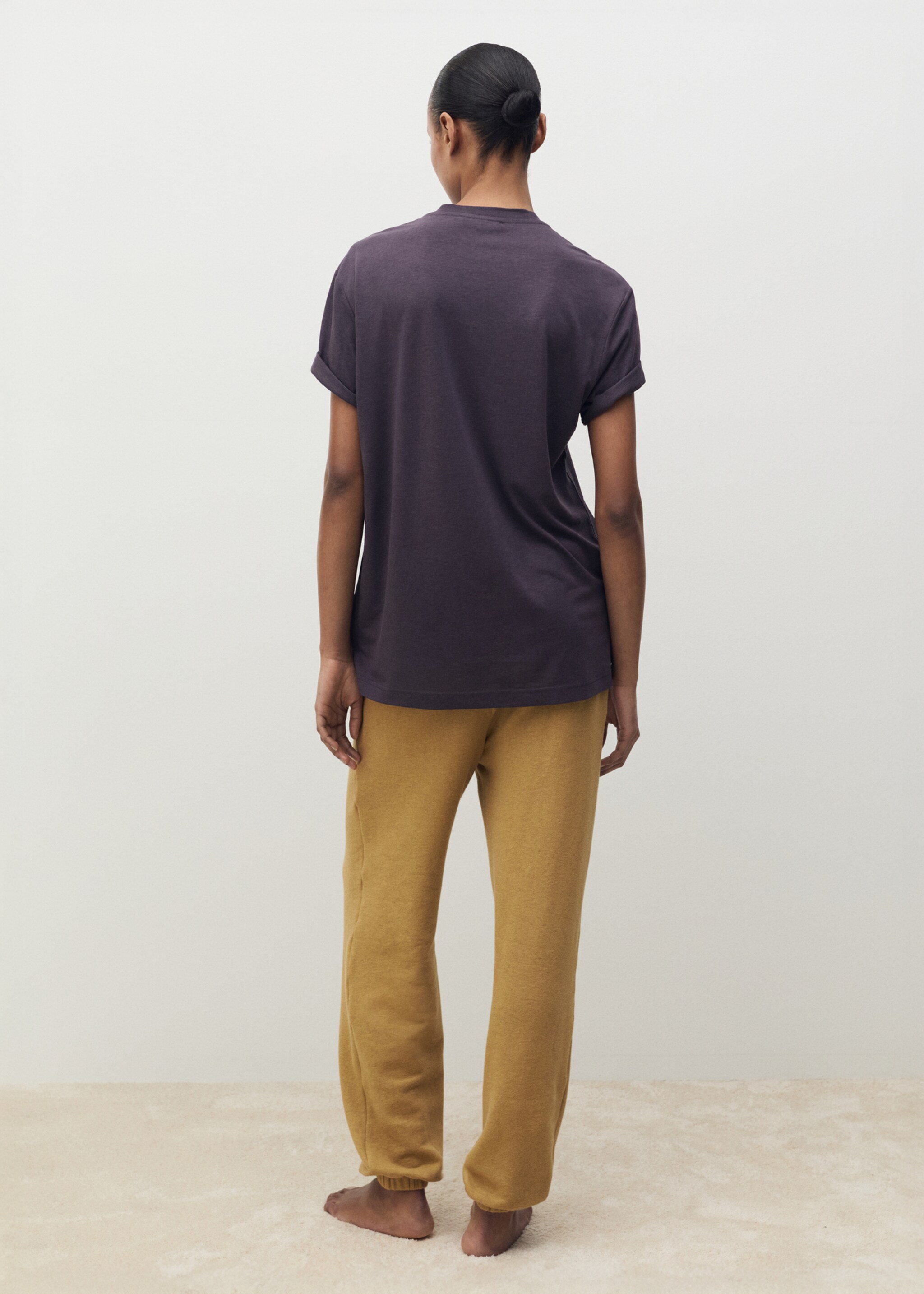Short-sleeved lyocell t-shirt - Reverse of the article