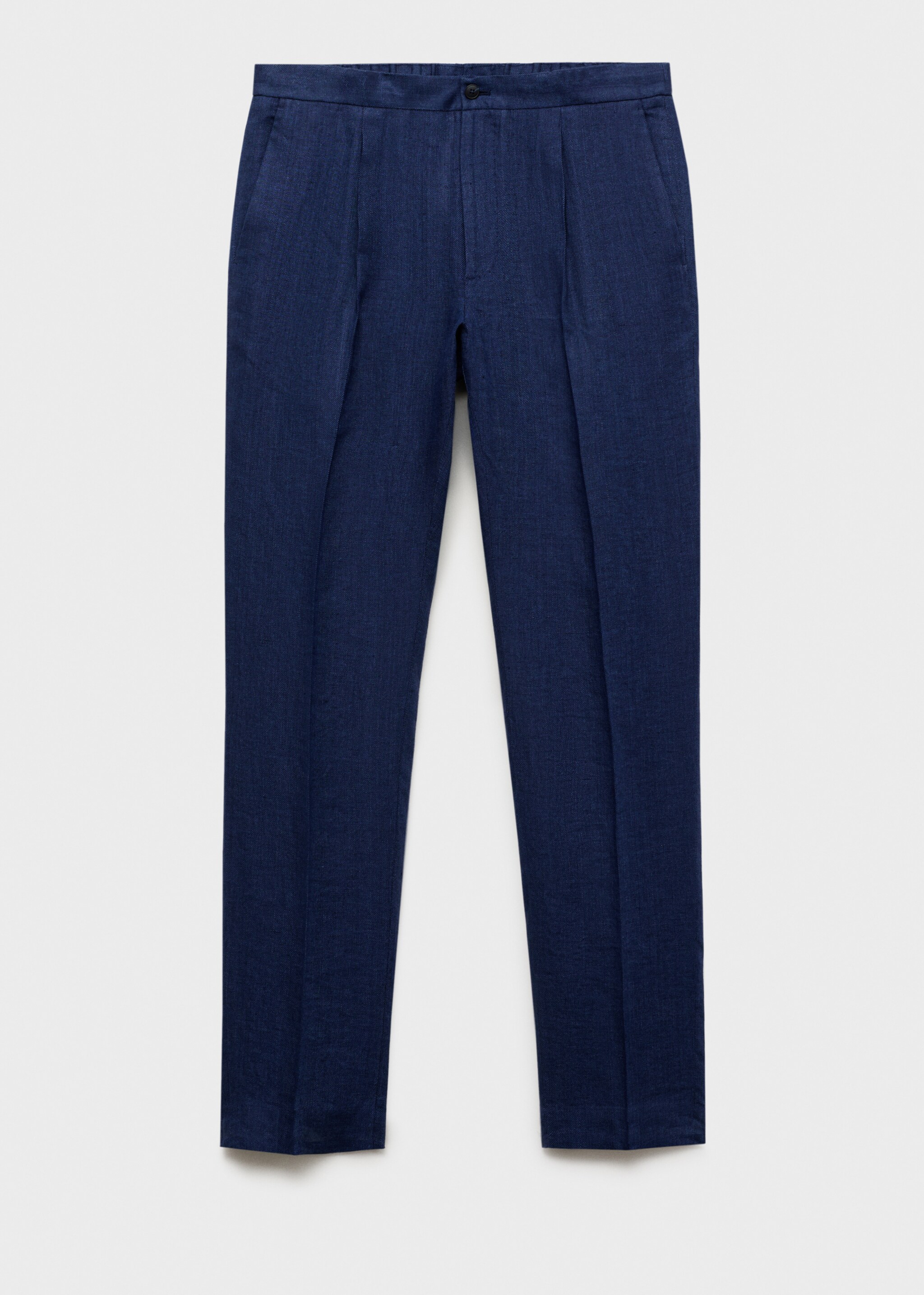 Брюки костюмные Salerno 100% лен slim fit - Изделие без модели