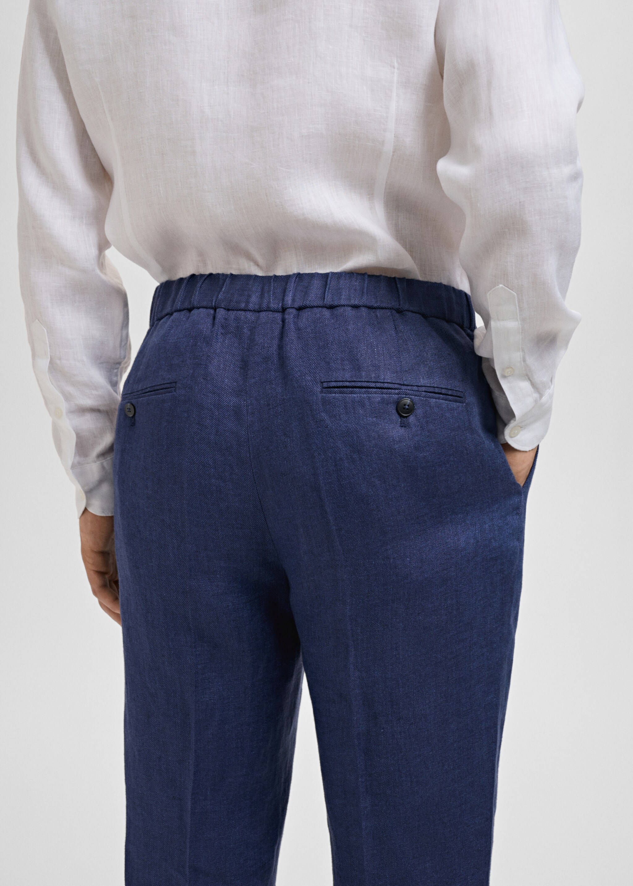 Anzughose Salerno 100% Leinen Slim Fit - Detail des Artikels 1