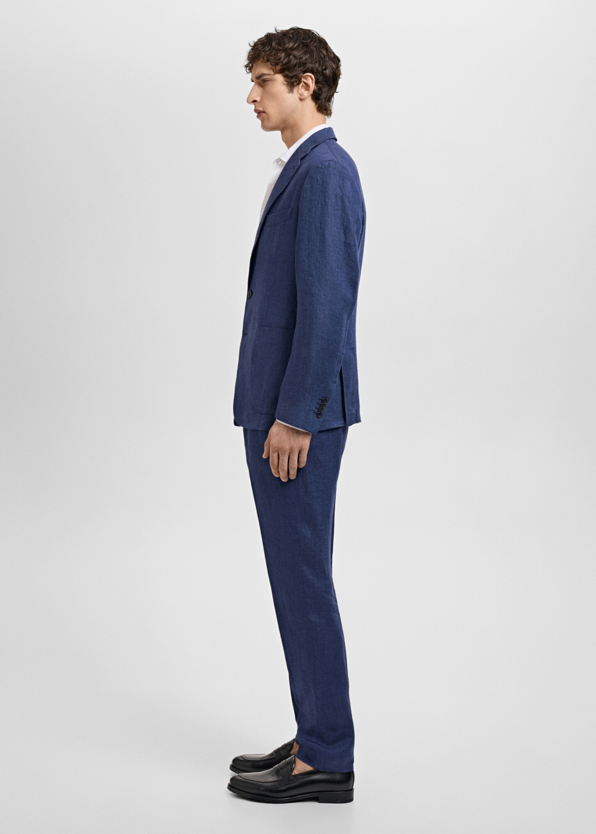 Anzughose Salerno 100% Leinen Slim Fit - Detail des Artikels 2