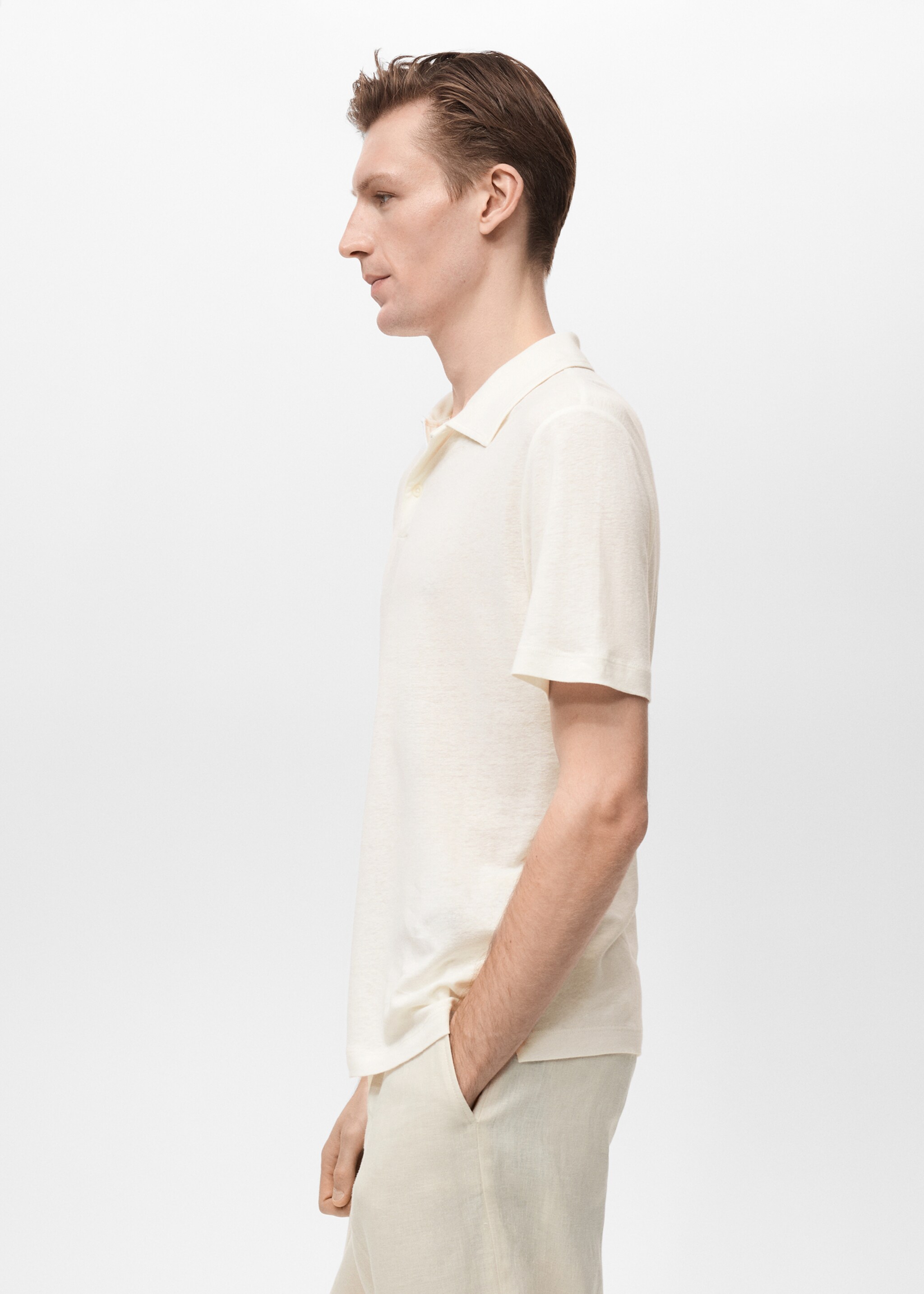 Polo lino slim fit - Detalle del artículo 2