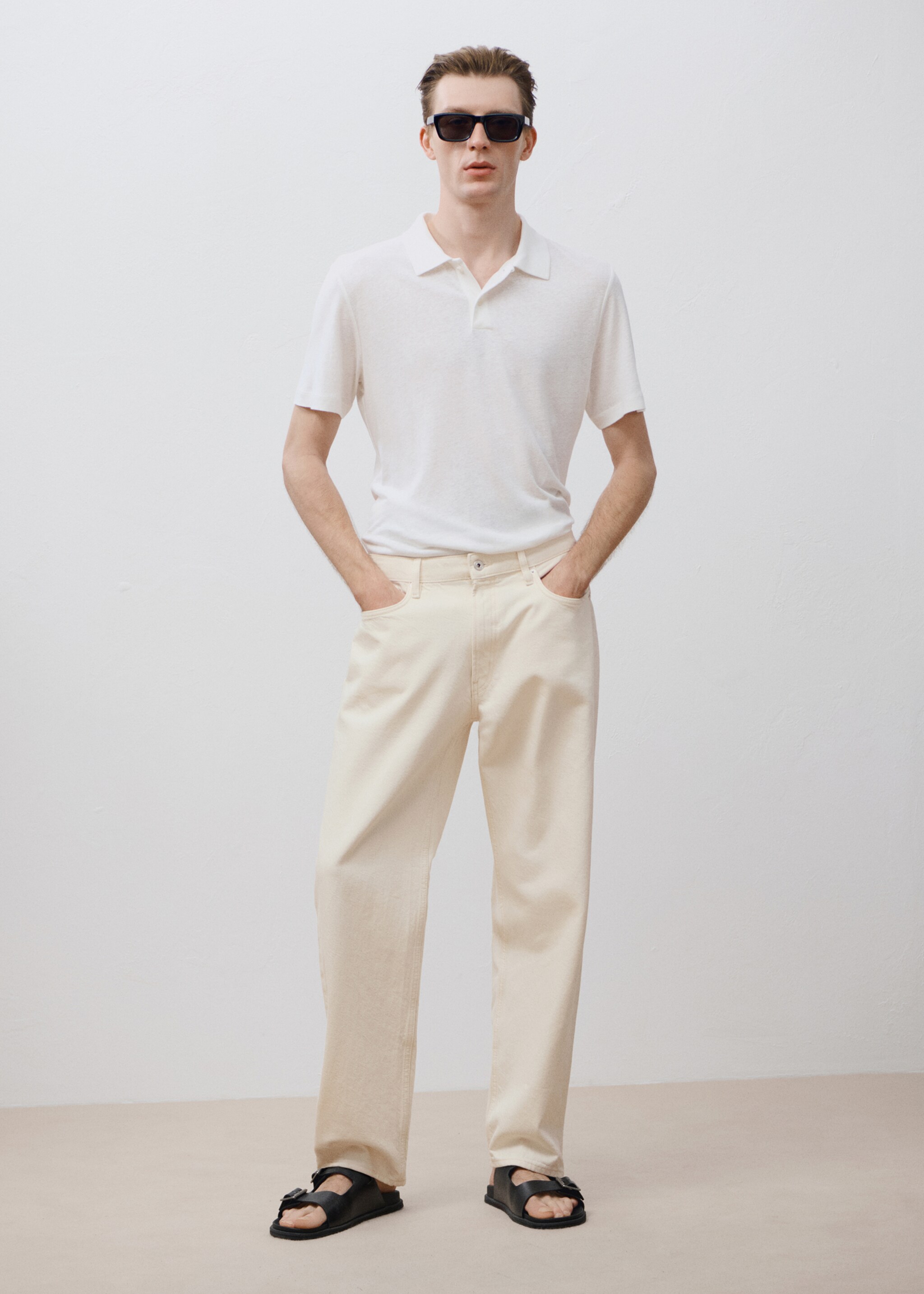 Polo lino slim fit - Detalle del artículo 3