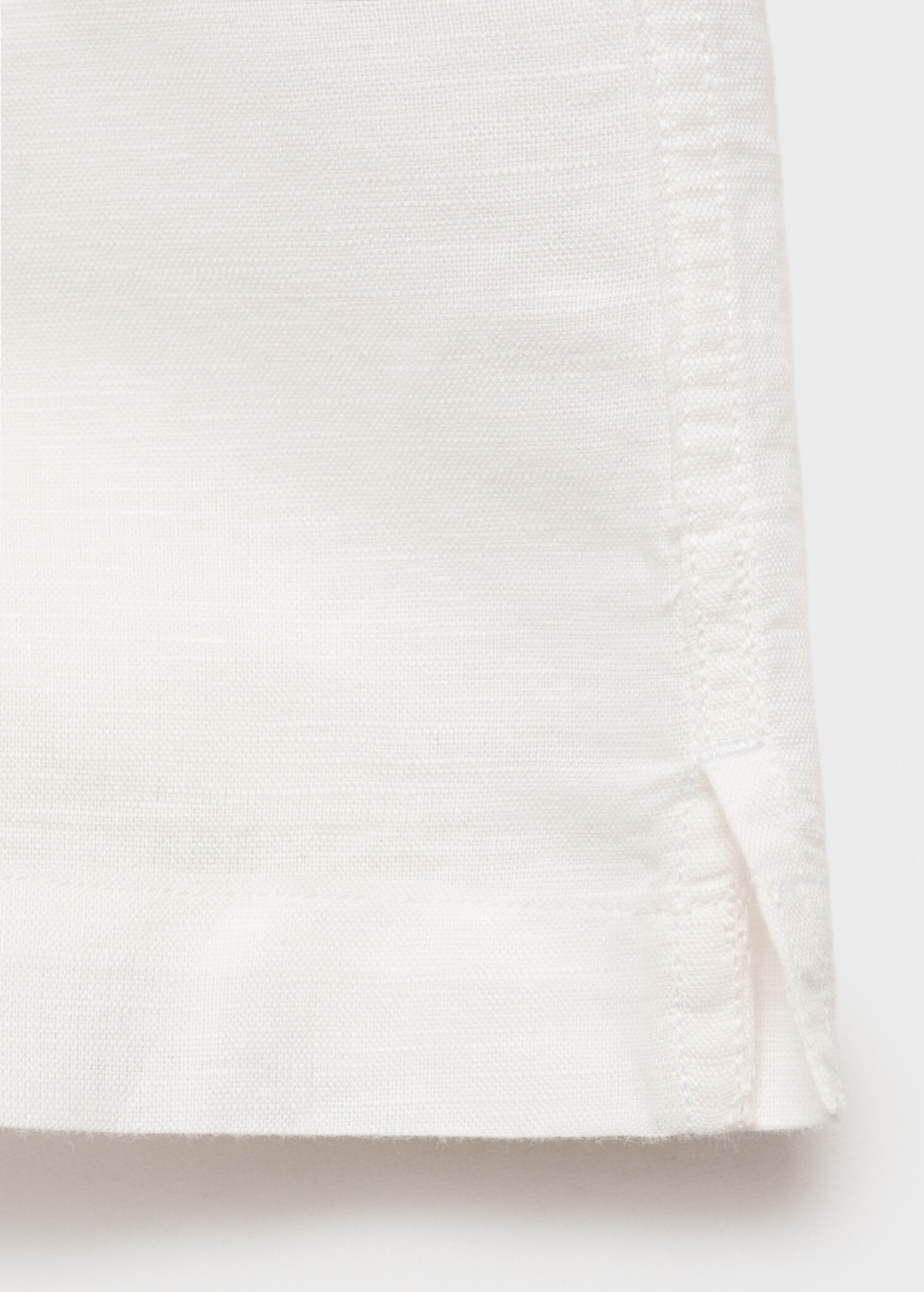 Camisa lino manga corta - Detalle del artículo 0