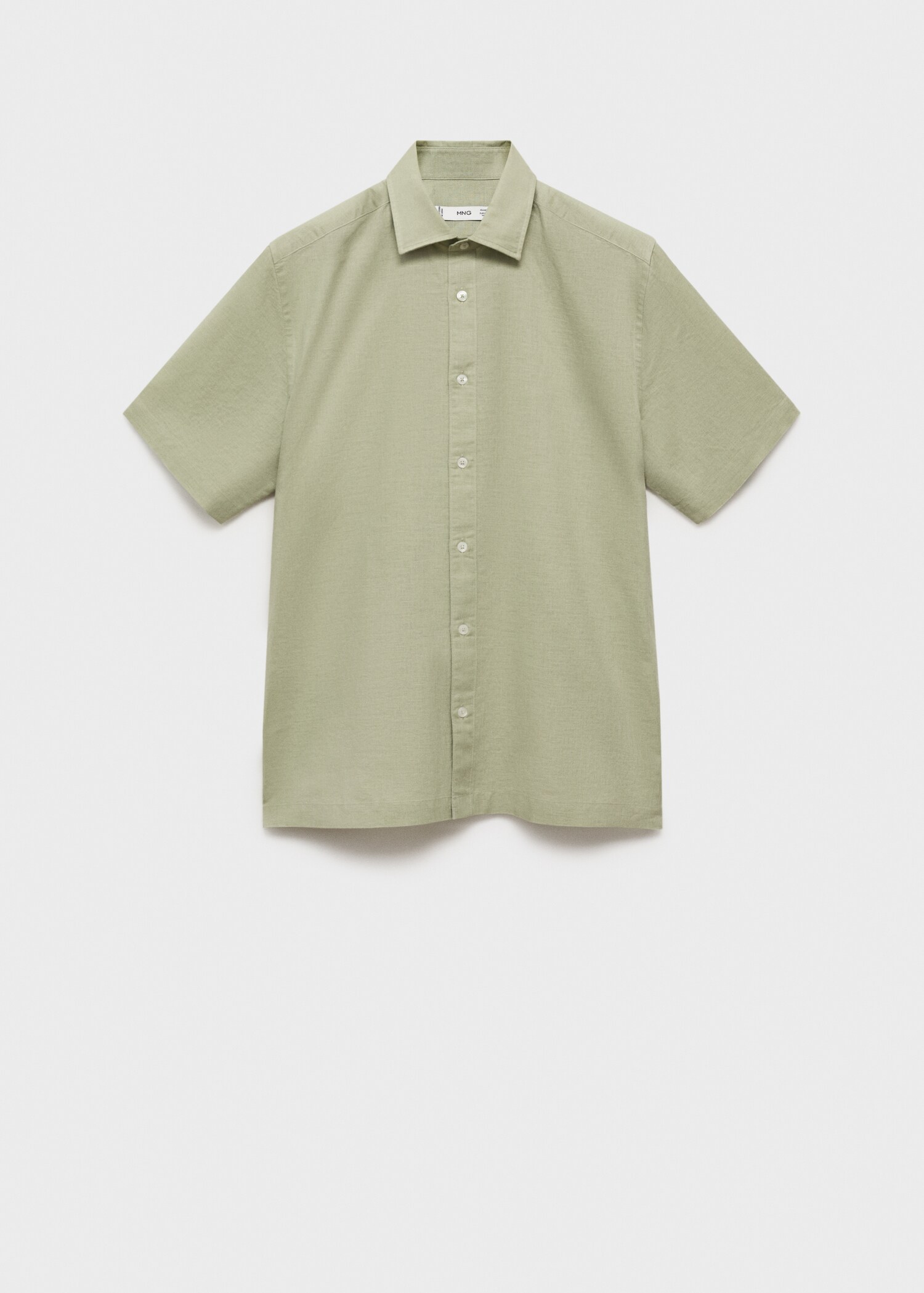 Camisa lino manga corta - Artículo sin modelo