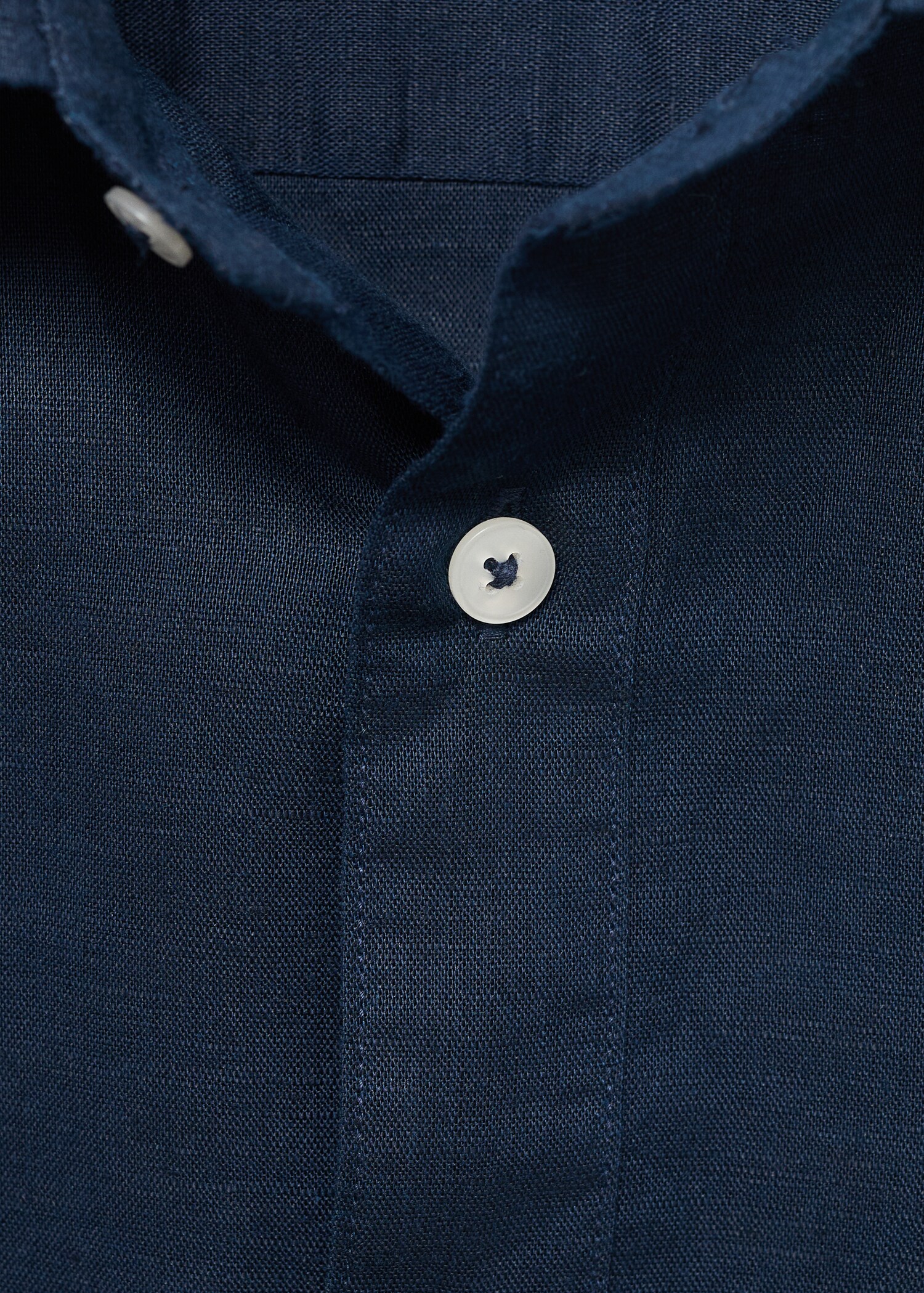 Camisa lino manga corta - Detalle del artículo 8