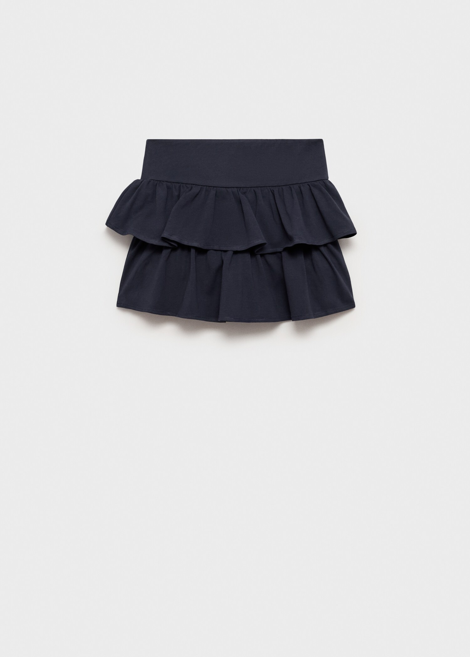 Ruffled trouser skirt - Reverse of the article