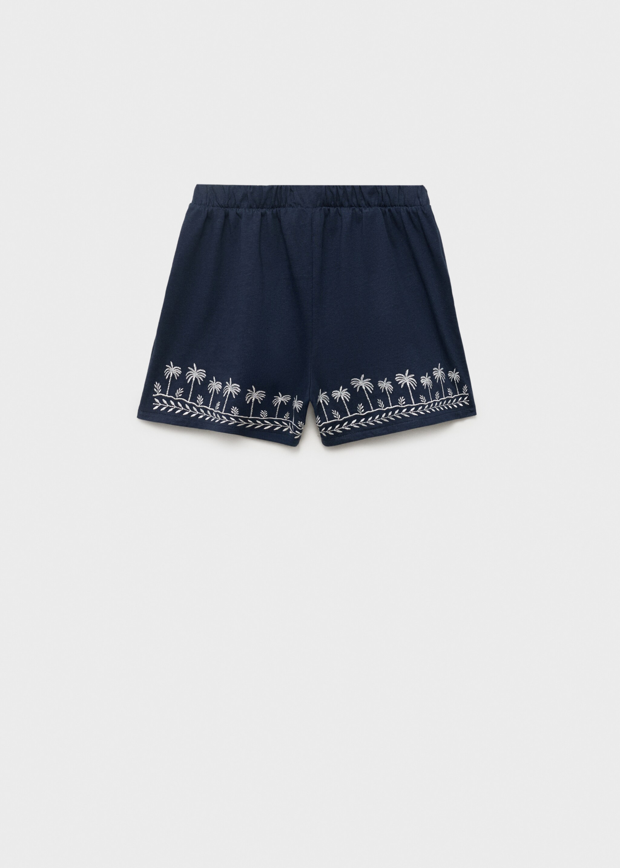 Shorts with embroidered detail - Reverse of the article