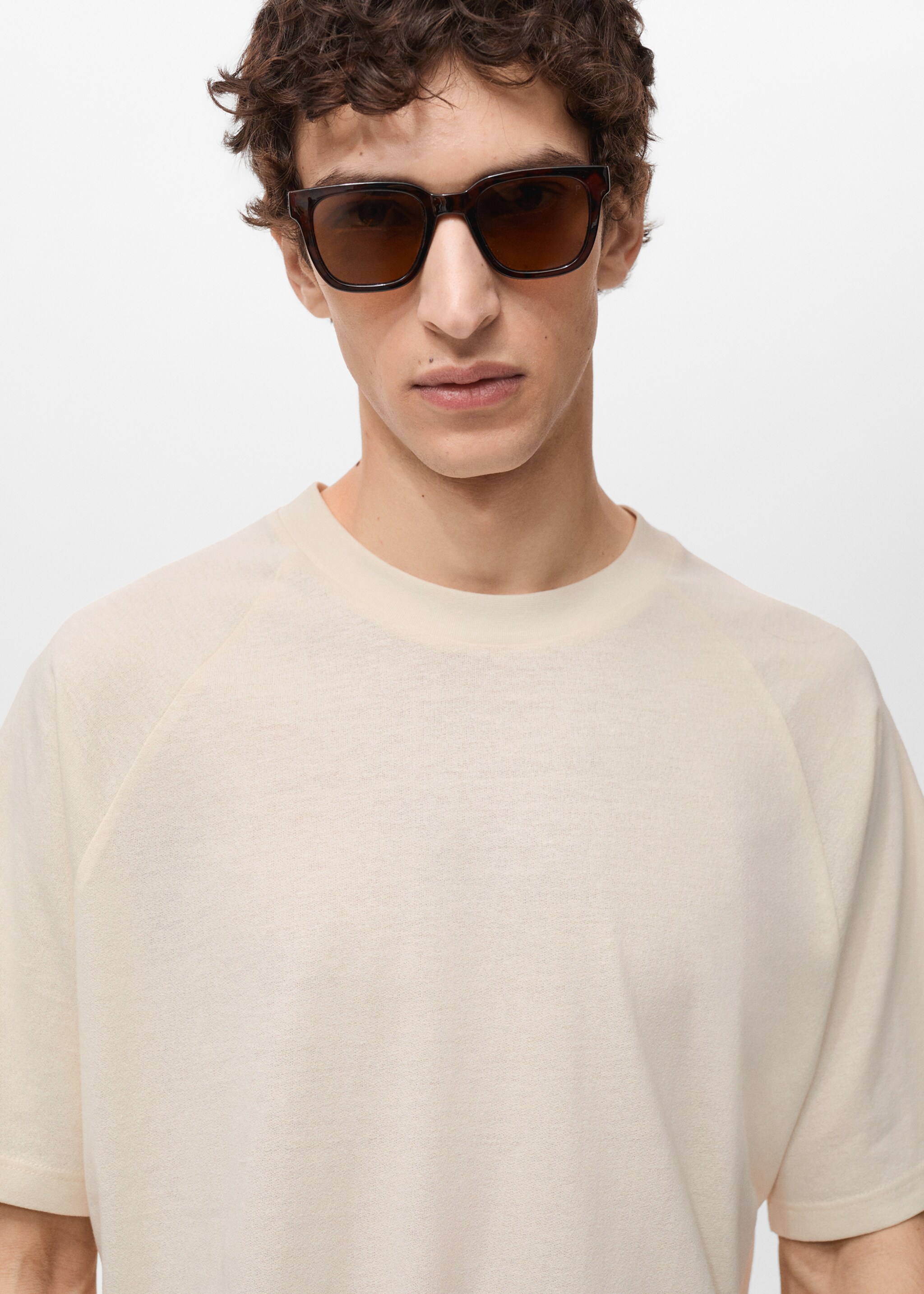 Relaxed fit cotton t-shirt - Details of the article 1